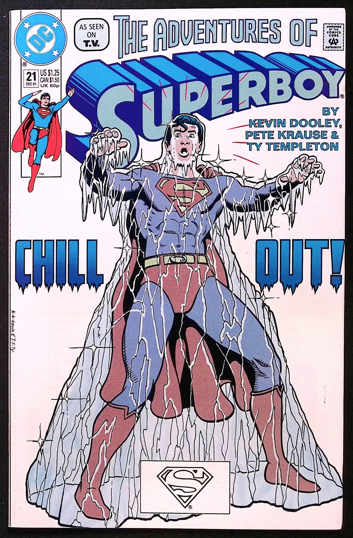 The Adventures of Superboy # 21 1991 NM-