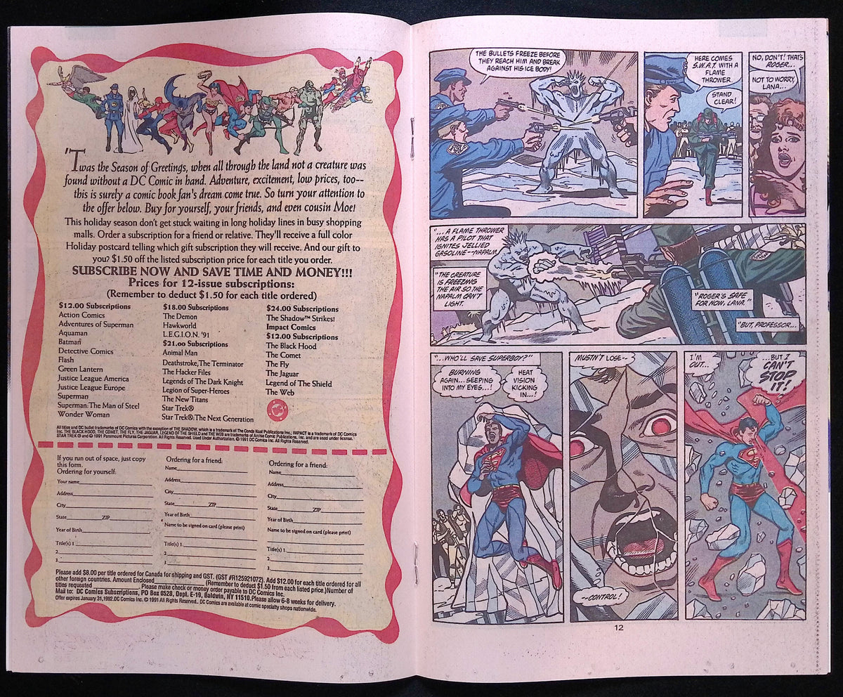 The Adventures of Superboy # 21 1991 NM-