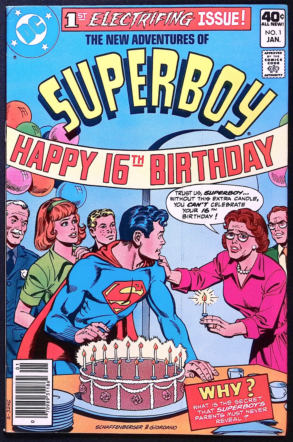 The New Adventures of Superboy # 1 1980 VF/NM