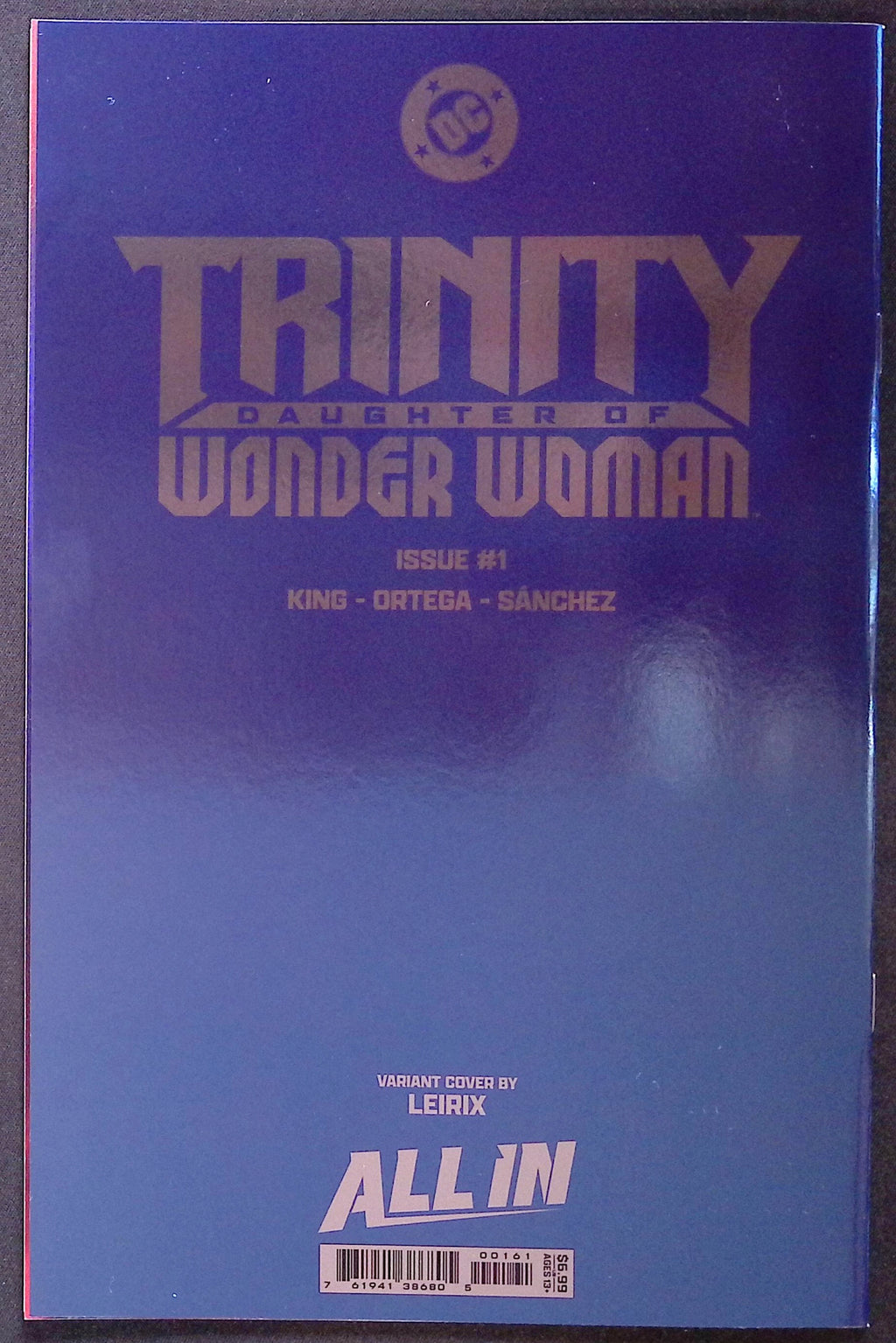 Trinity: Daughter of Wonder Woman # 1 Foil Cover 2025 NM