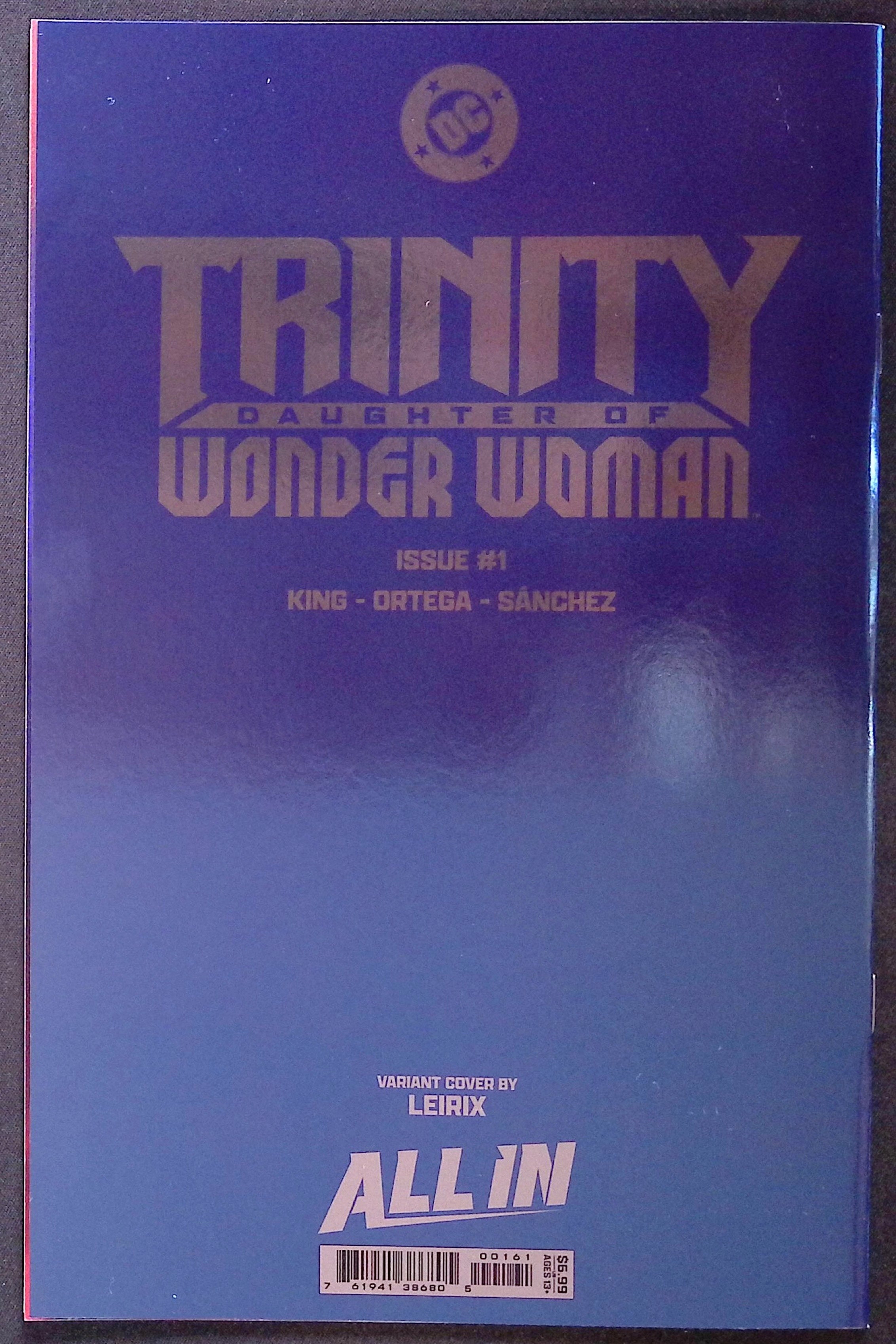 Trinity: Daughter of Wonder Woman # 1 Foil Cover 2025 NM