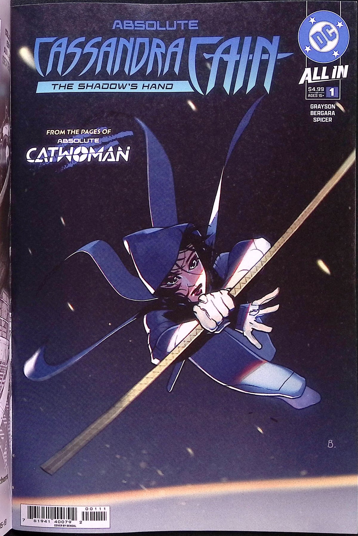 Absolute Cassandra Cain: The Shadow's Hand # 1 InHyuk Lee Variant First Printing 2026 BN