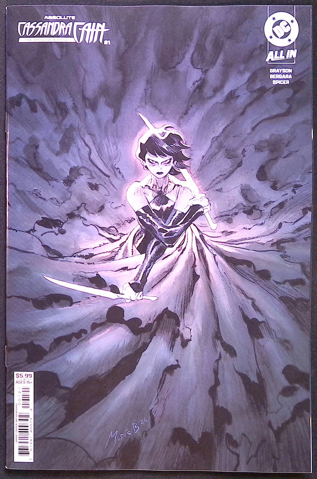 Absolute Cassandra Cain: The Shadow's Hand # 1 Matias Bergara Variant First Printing 2026 BN