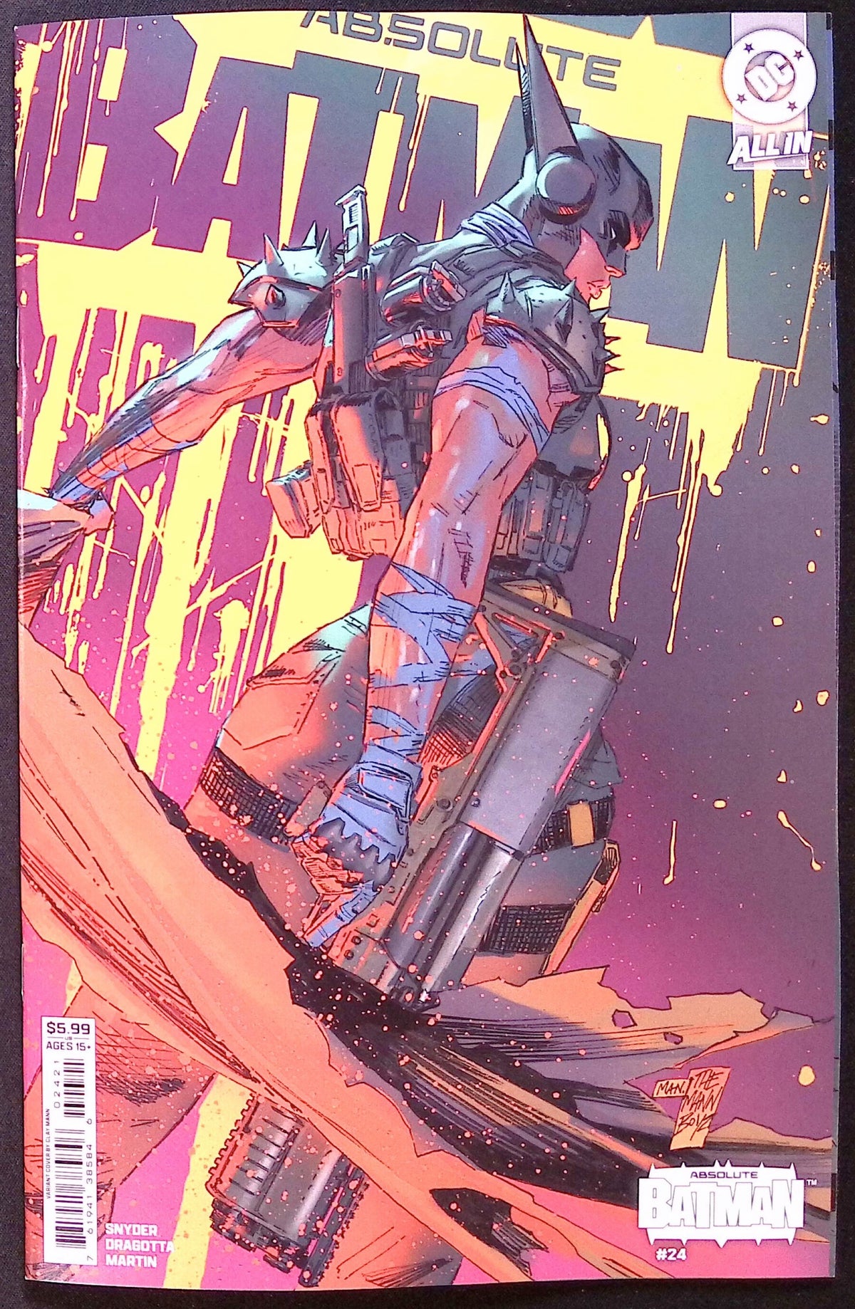 Absolute Batman # 24 Cover B Clay Mann Variant First Printing 2026 BN