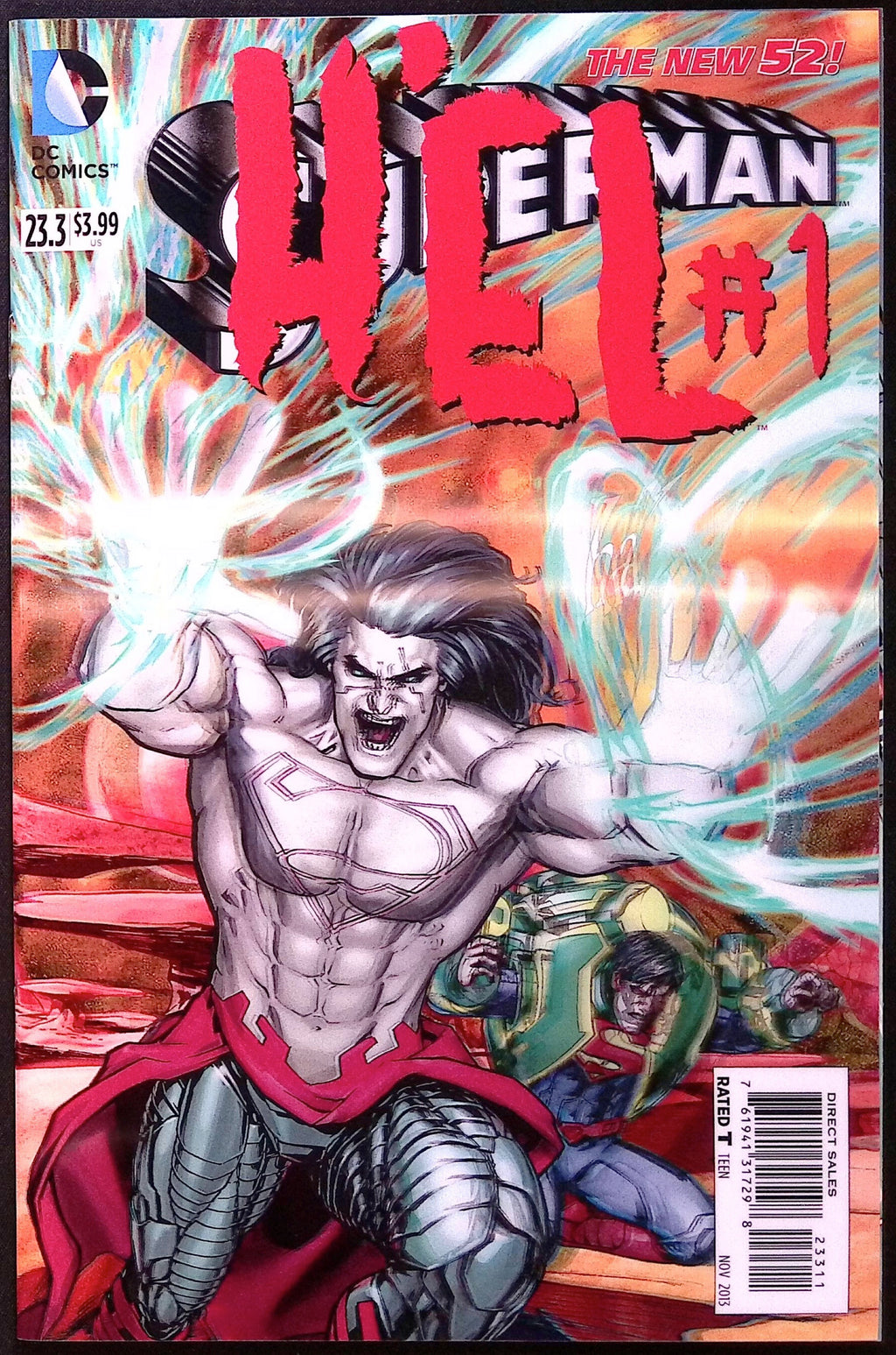 Superman #23.3: H'el # 1 2013 3D Lenticular Cover 2013 NM