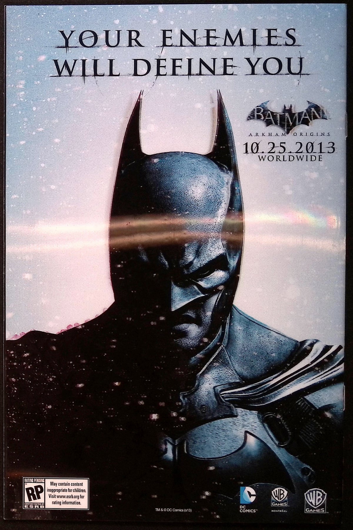 Justice League #23.1: Darkseid #1 3D Lenticular Cover 2013 NM-