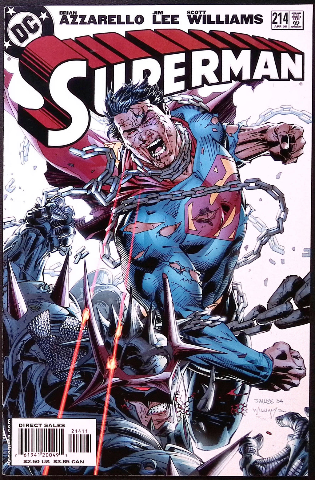 Superman # 214 Jim Lee 2005 NM-