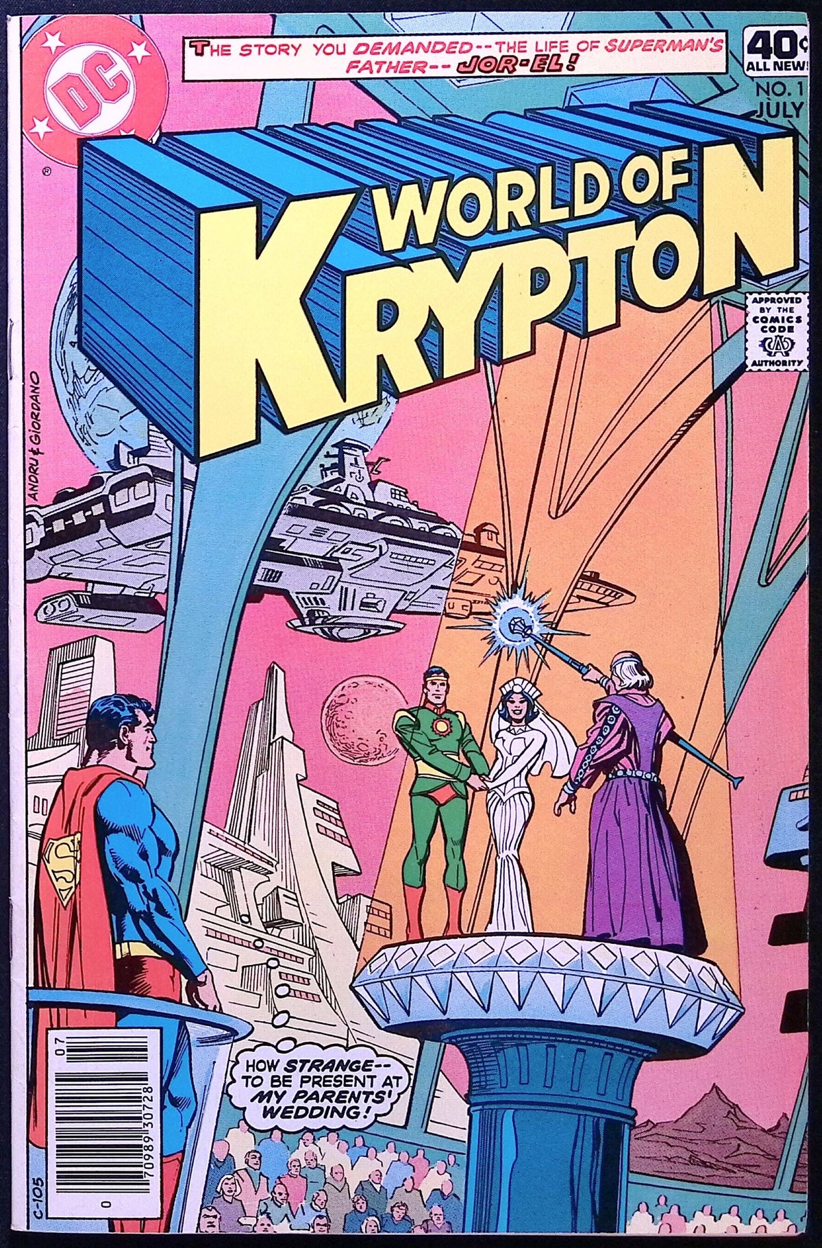 World of Krypton # 1 1979 Mark Jewelers VF/NM