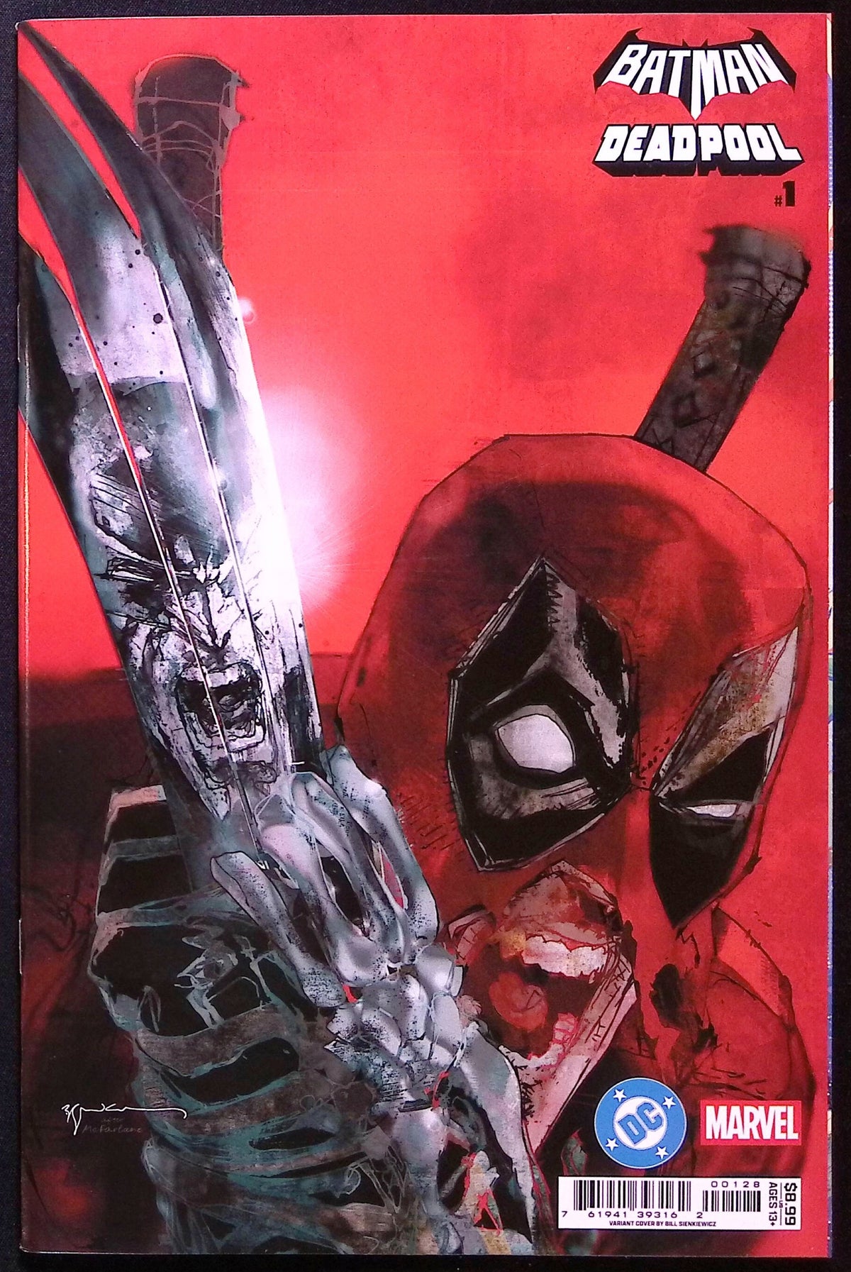 Batman/Deadpool # 1 Bill Sienkiewicz Variant First Printing 2025 NM