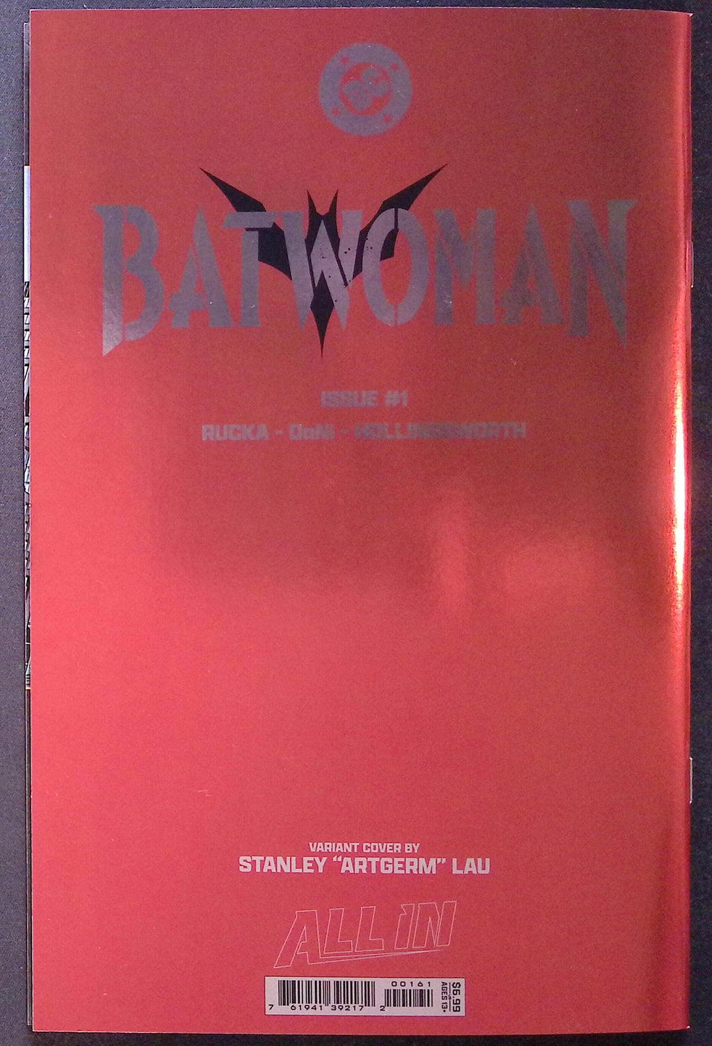 Batwoman # 1 Cover E Stanley "Artgerm" Lau Foil Variant 2026 NM