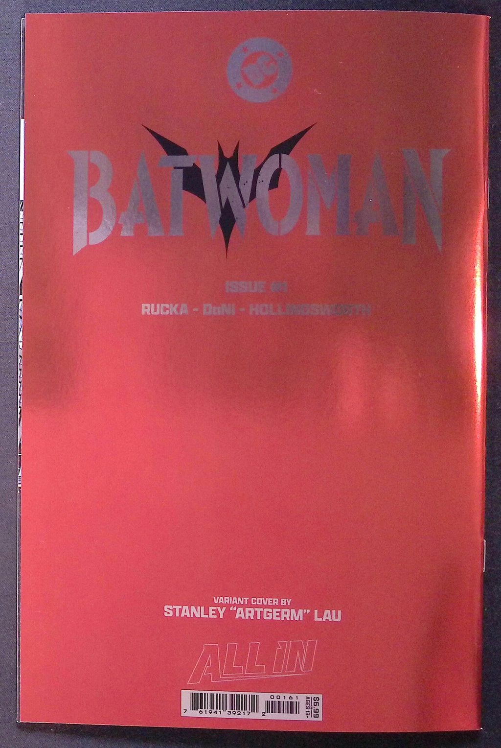 Batwoman # 1 Cover E Stanley "Artgerm" Lau Foil Variant 2026 NM