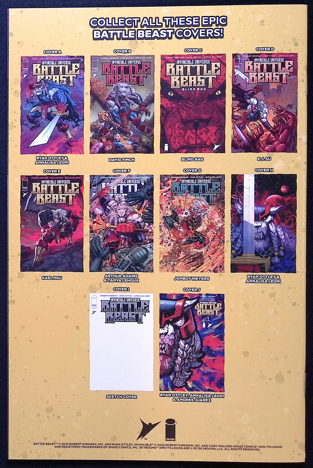 Invincible Universe: Battle Beast # 1 Cover A First Printing NM
