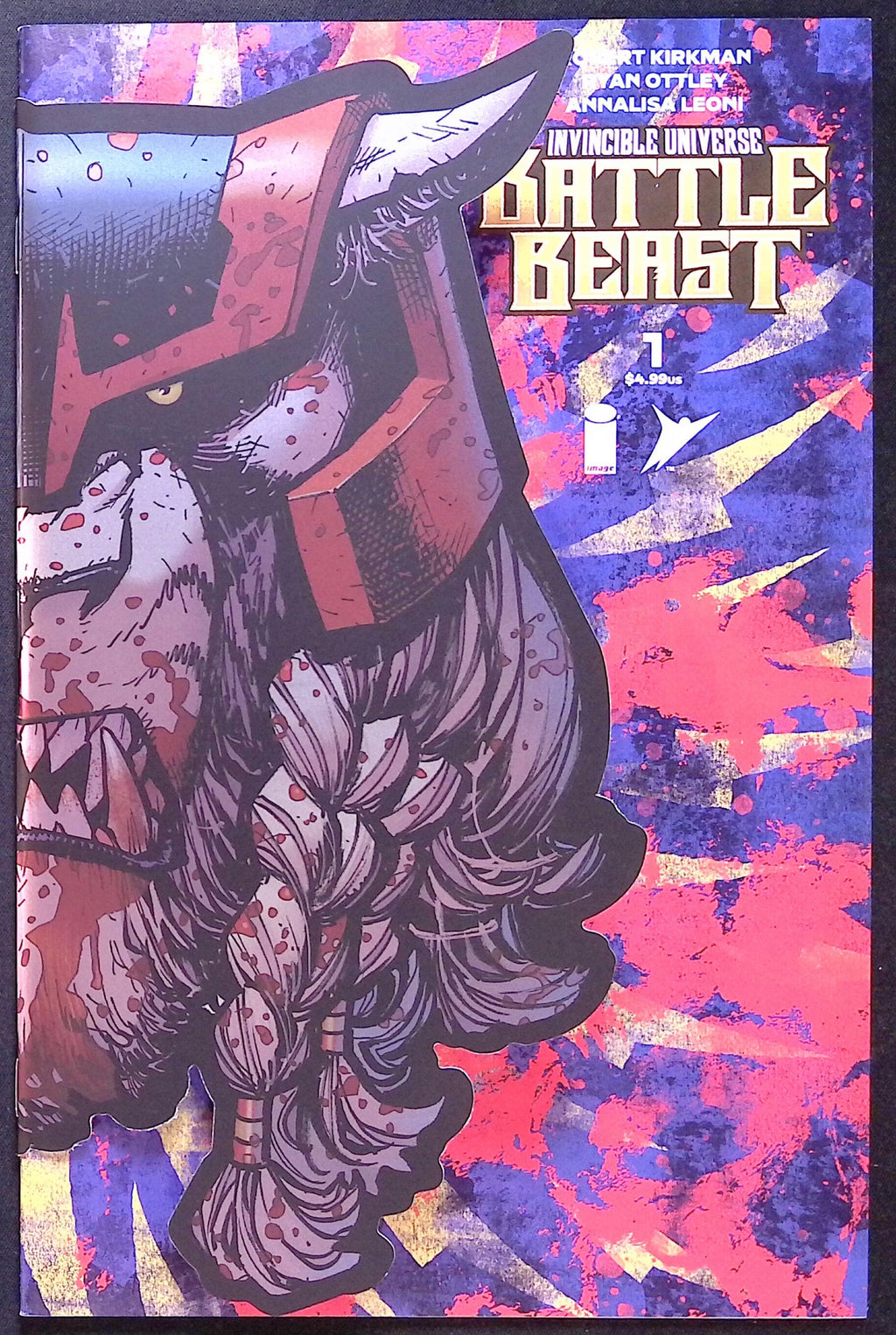 Invincible Universe: Battle Beast # 1 Cover J Variant Die-Cut Mask Cover NM