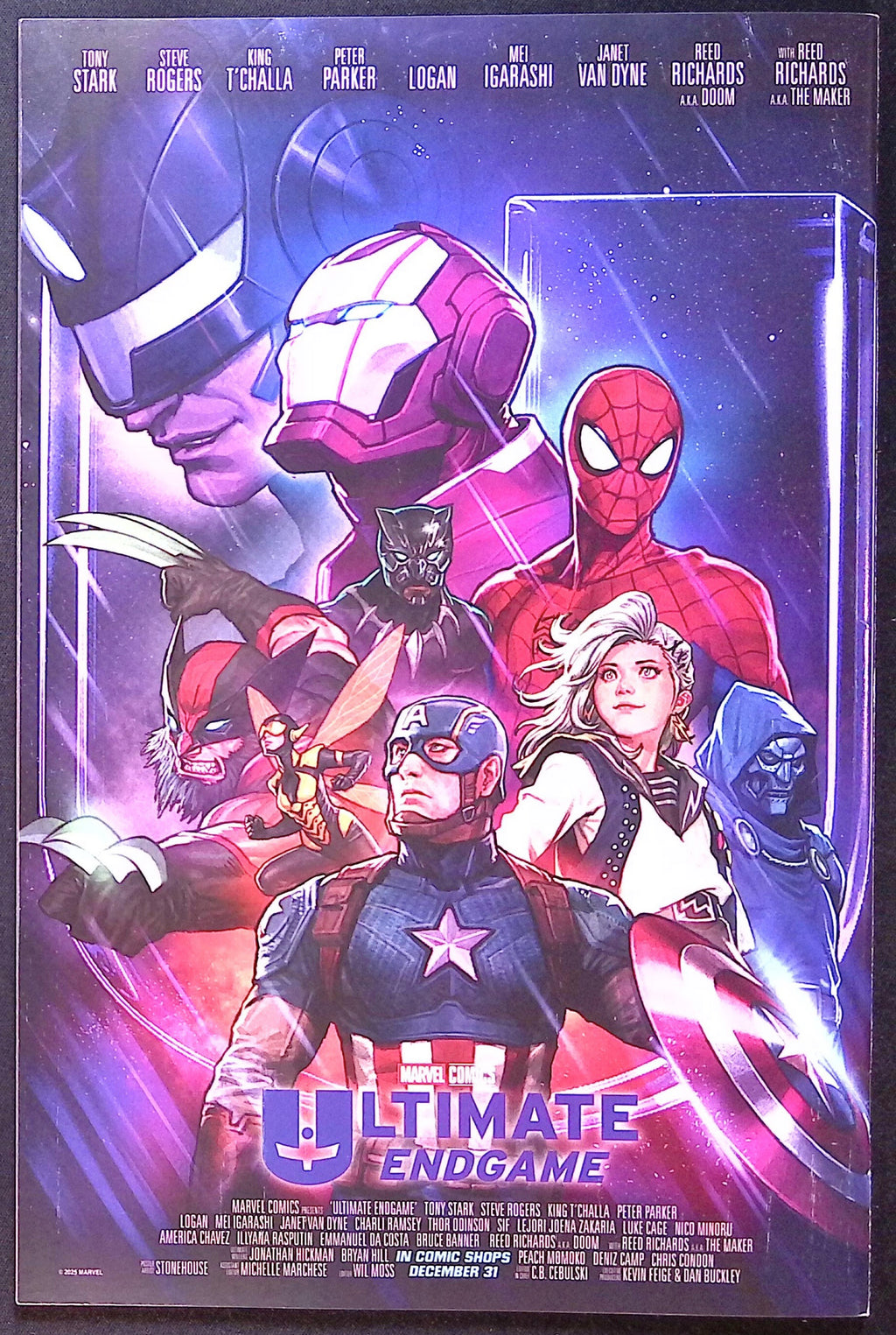 Deadpool/Batman # 1 Dauterman Infinity Gauntlet Homage NM