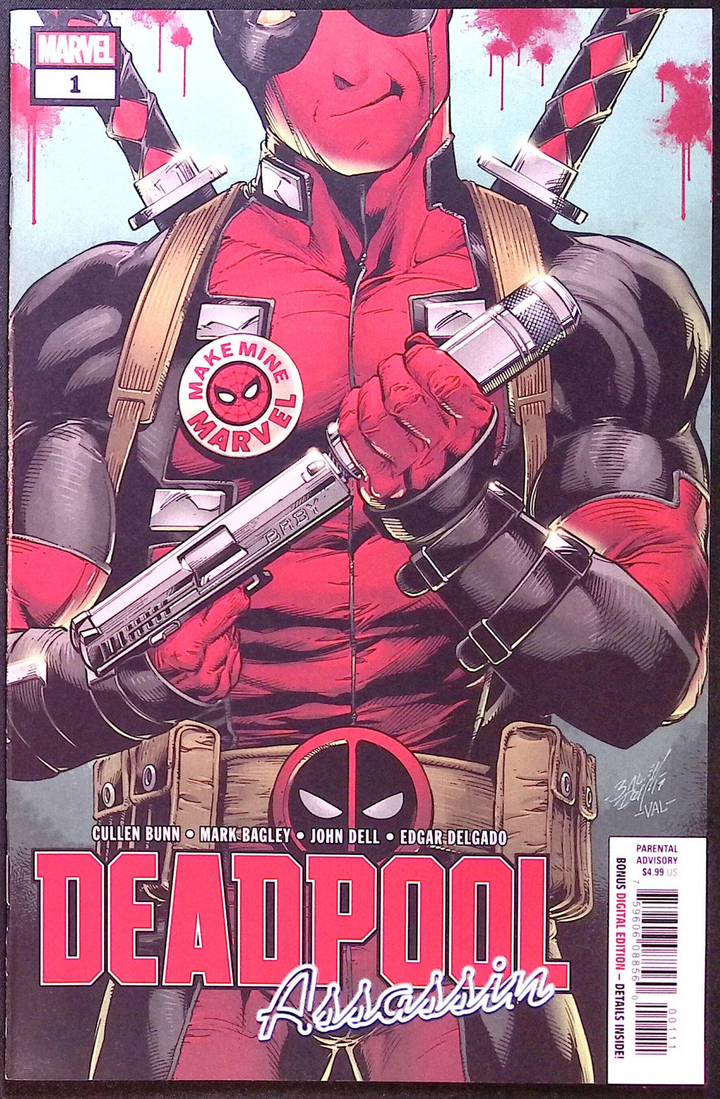 Deadpool: Assassin # 1  2018 NM