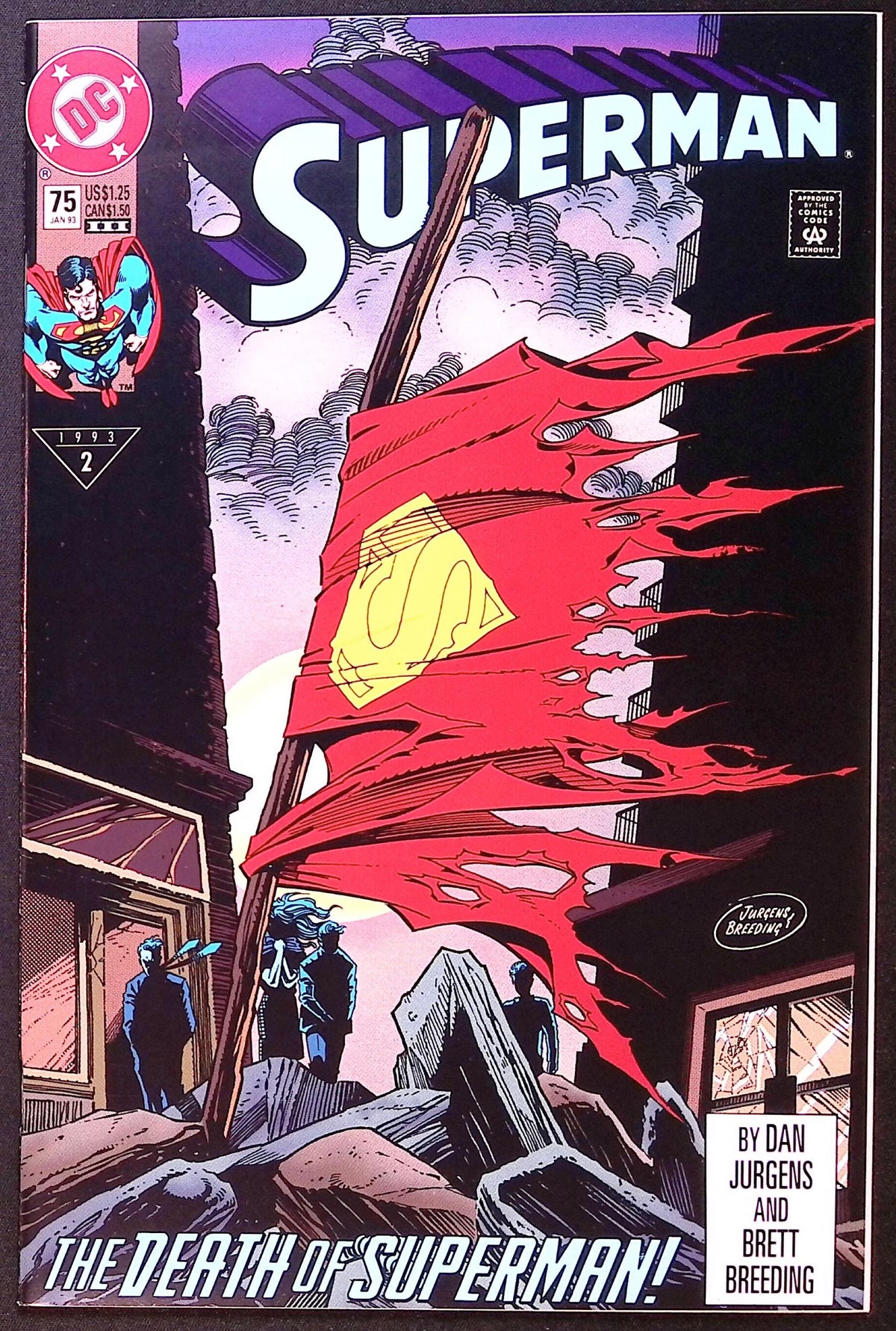 Superman # 75 1993 Third Printing NM-