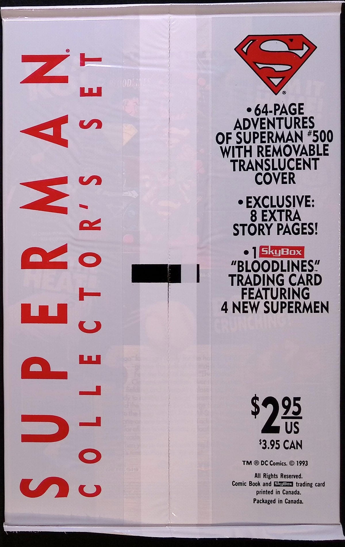Adventures of Superman # 500 First Printing Polybagged
