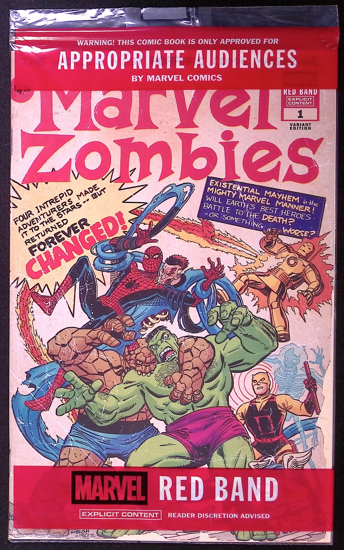 Marvel Zombies: Red Band # 1 Koblish Retro Variant 2025 Polybagged