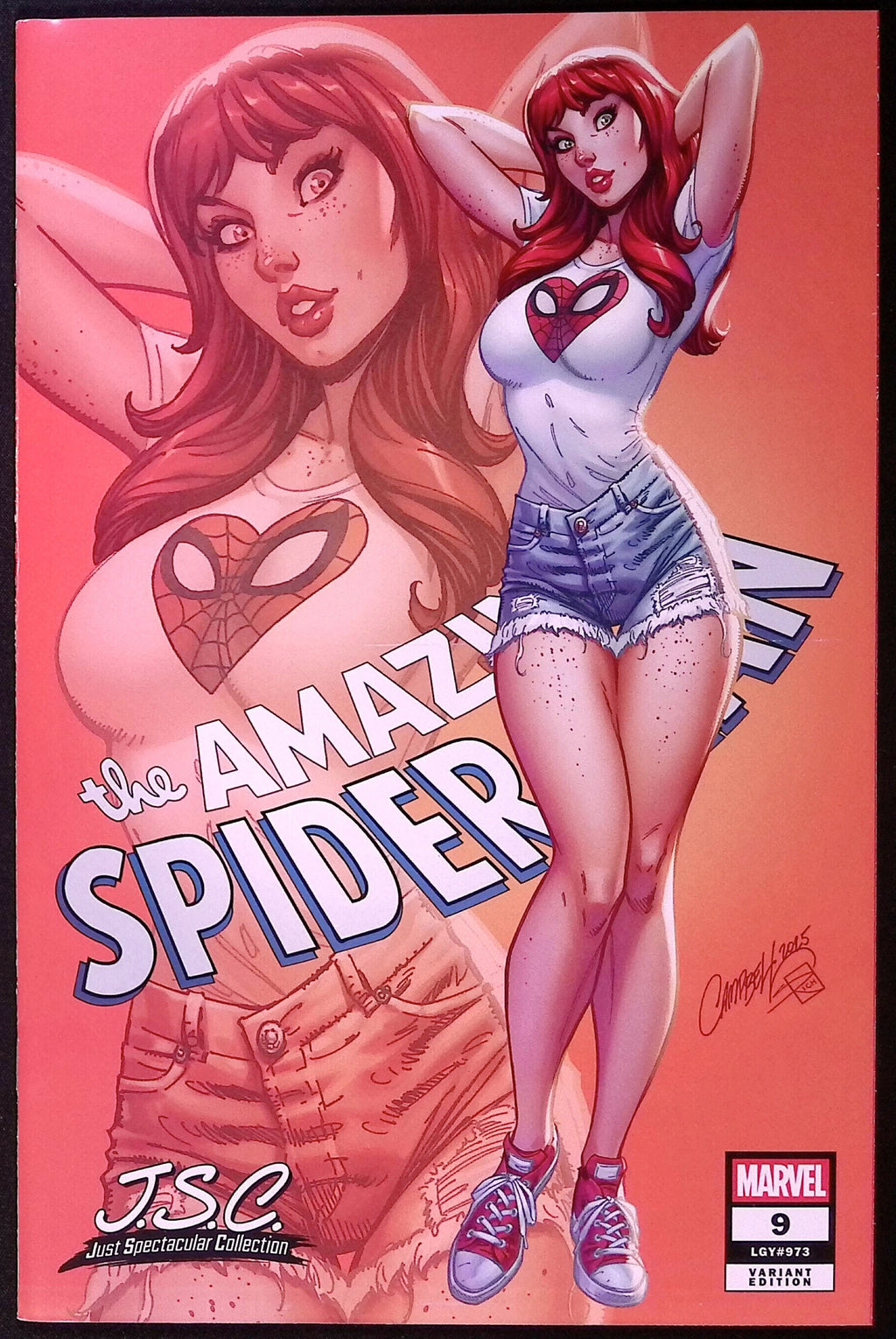 The Amazing Spider-Man #9 J. Scott Campbell "Just Spectacular Collection" Variant 2025 NM-