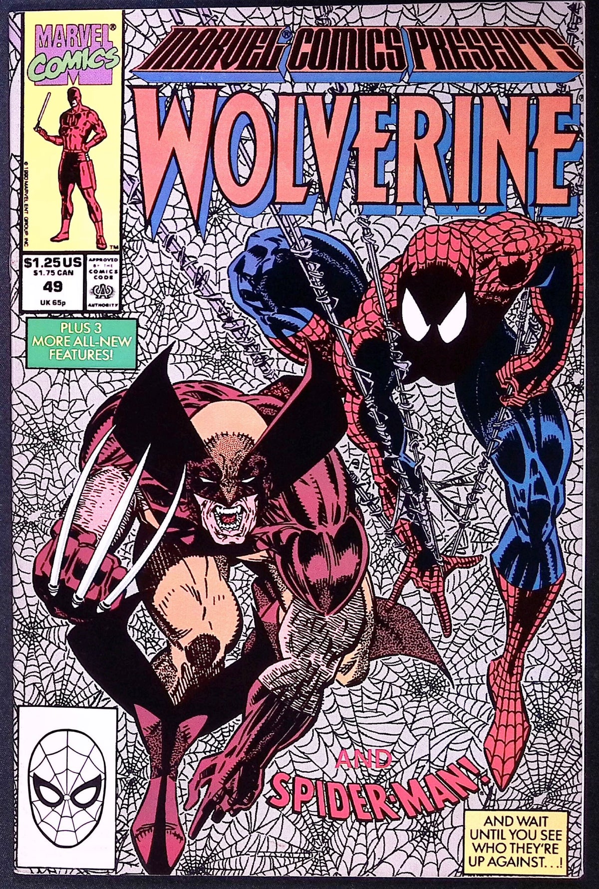 Wolverine: Marvel Comics Presents # 49 1990 NM-