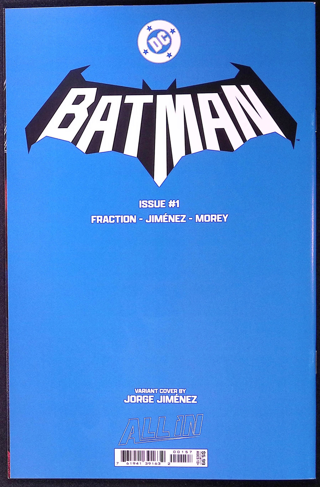 Batman # 1 Jiménez Logo Variant 2025 NM