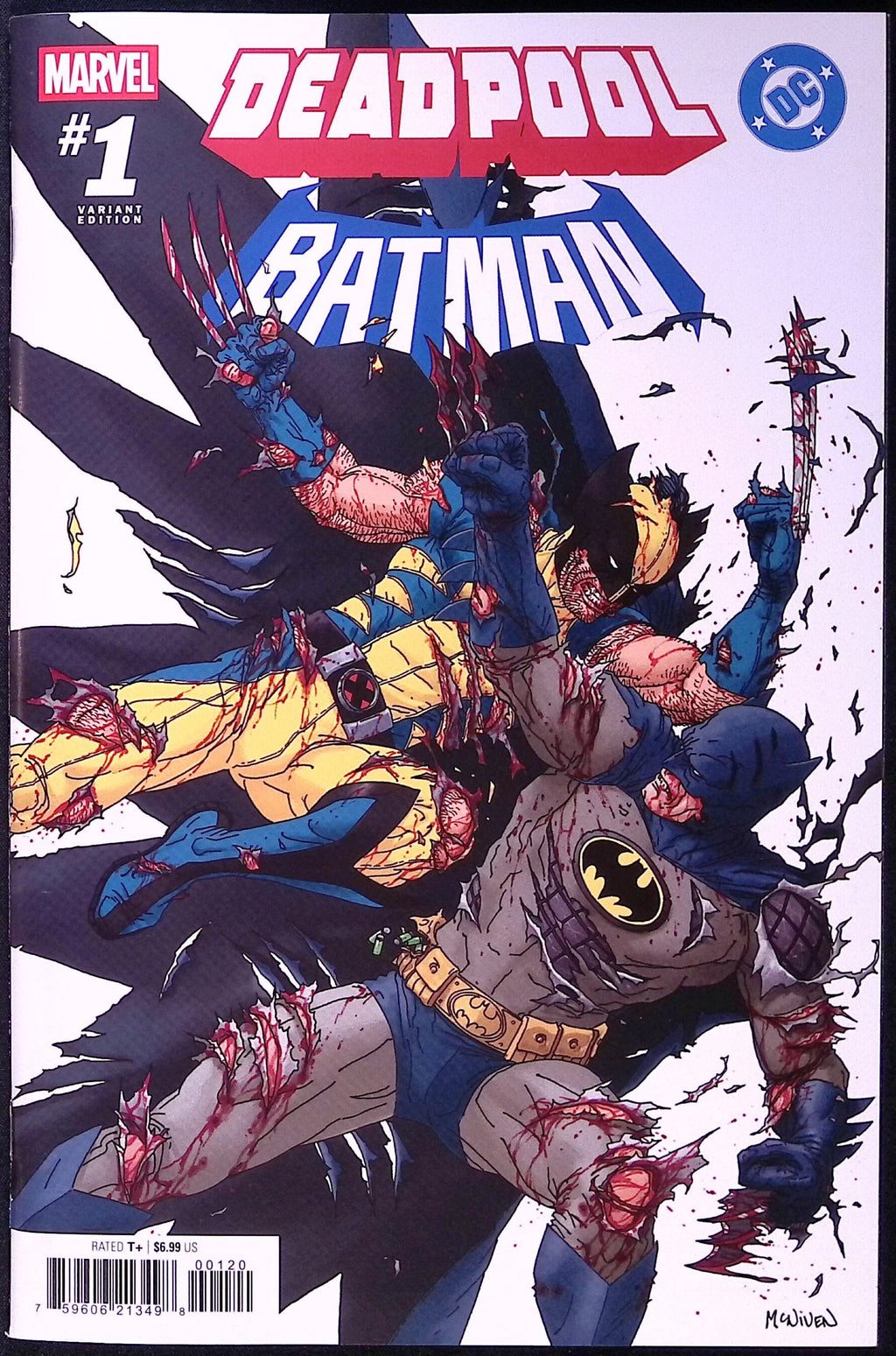 Deadpool/Batman # 1 1:25 McNiven Variant 2025 NM