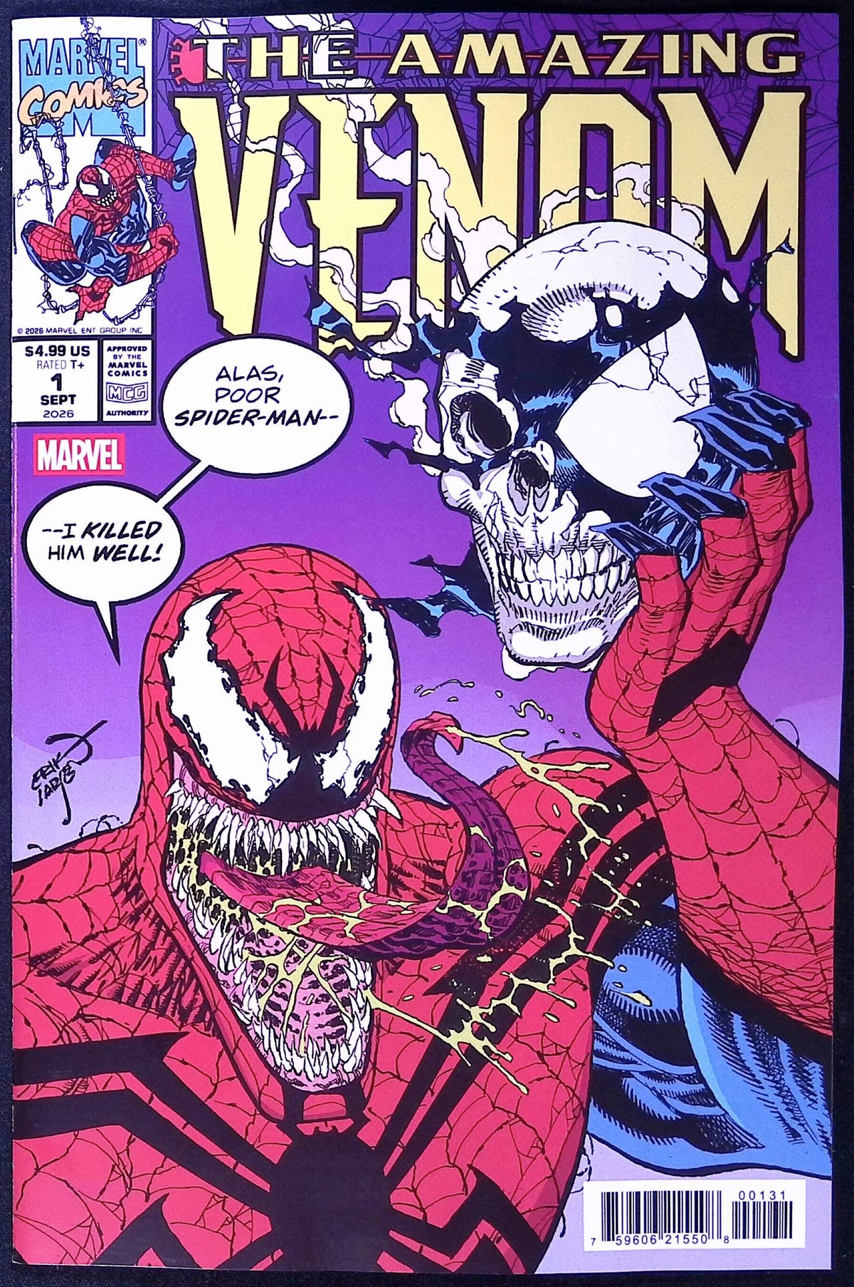 The Amazing Venom # 1 Erik Larsen Homage Variant 2026 BN