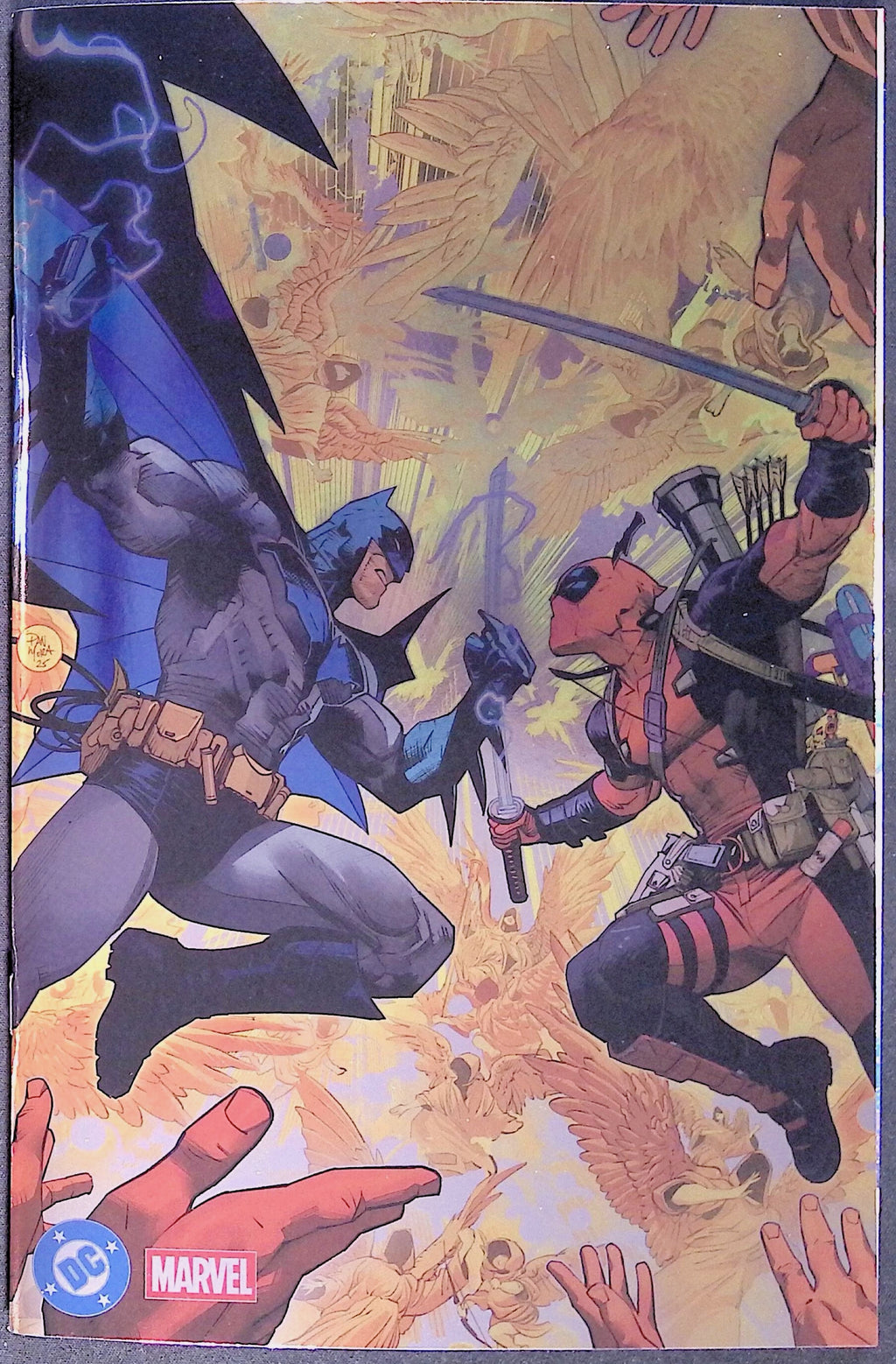 Batman/Deadpool # 1 Dan Mora Foil Variant First Printing 2025 NM