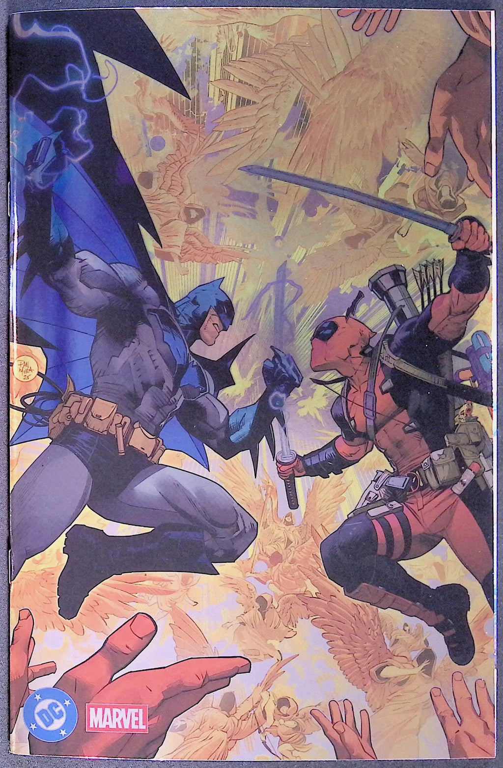Batman/Deadpool # 1 Dan Mora Foil Variant First Printing 2025 NM