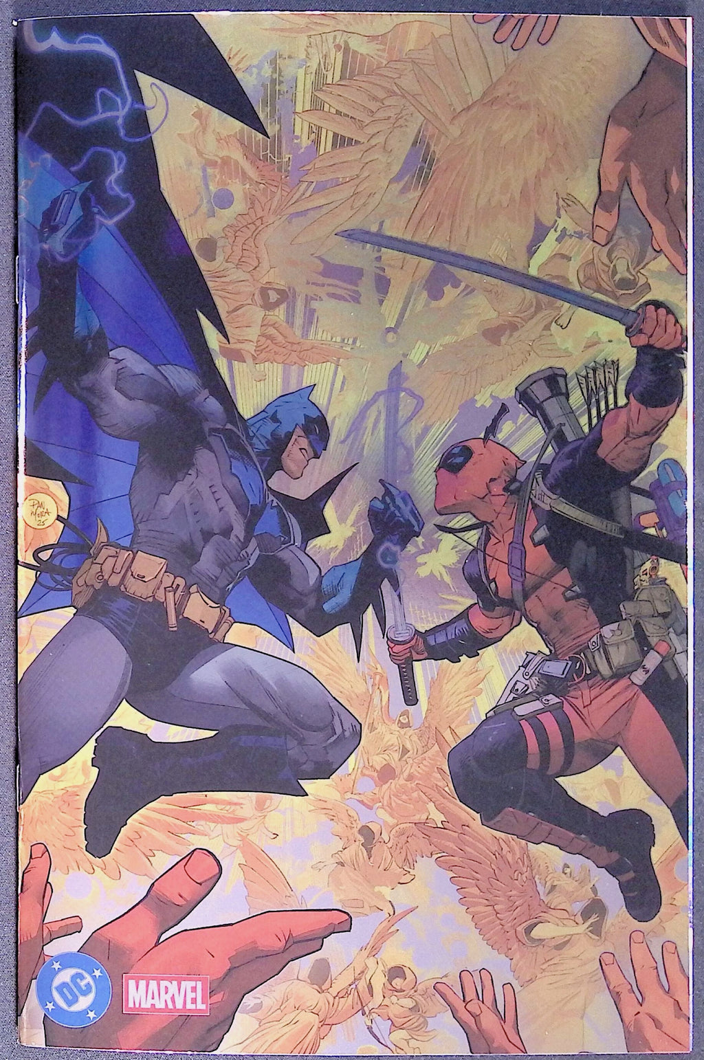 Batman/Deadpool # 1 Dan Mora Foil Variant First Printing 2025 NM
