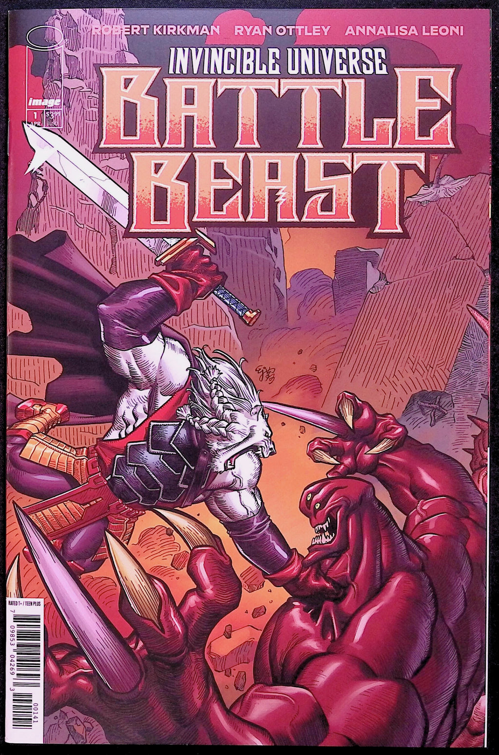 Invincible Universe: Battle Beast # 1 Cover B David Finch First Printing NM