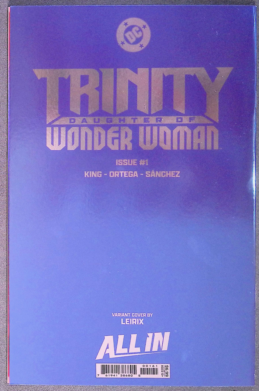 Trinity: Daughter of Wonder Woman # 1 Foil Cover 2025 NM