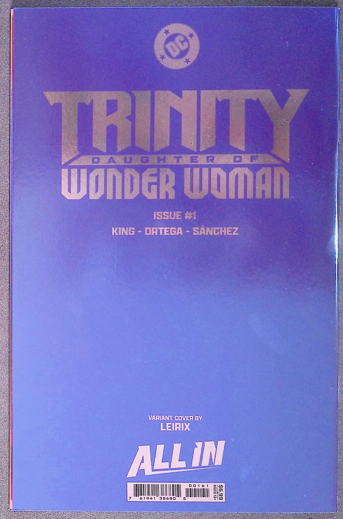 Trinity: Daughter of Wonder Woman # 1 Foil Cover 2025 NM