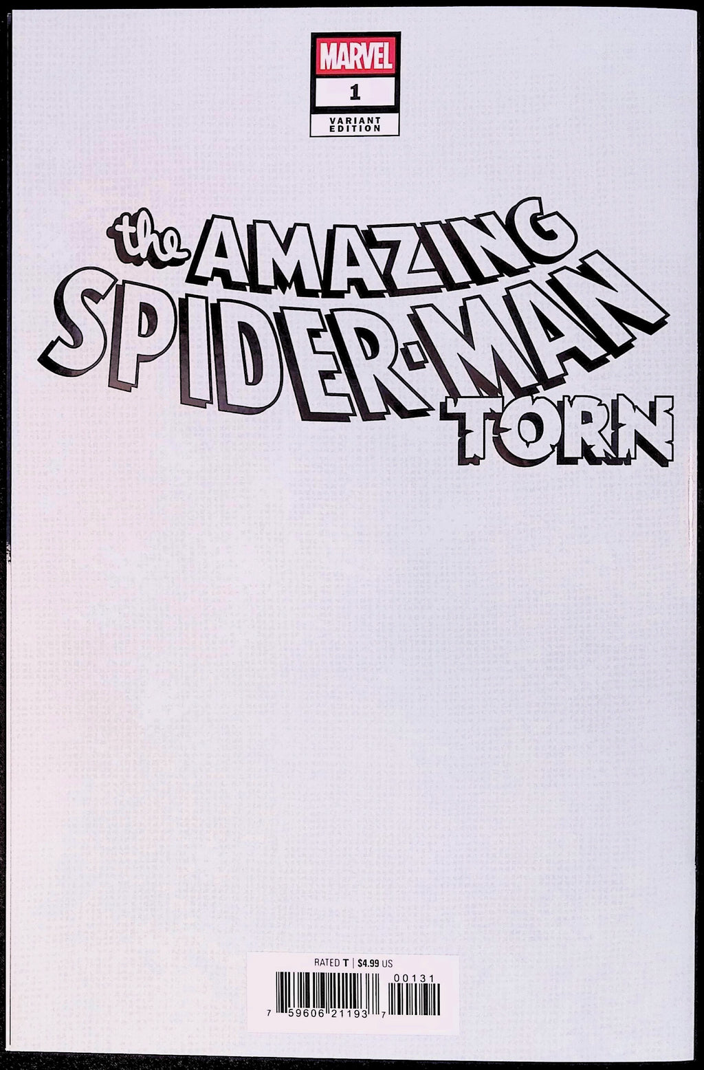 The Amazing Spider-Man: Torn # 1 Garbett Foil Variant 2025 NM