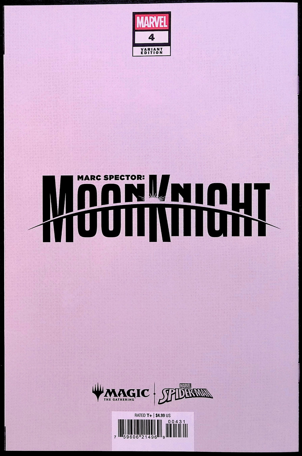 Marc Spector: Moon Knight #4 Spider-Punk Magic The Gathering Variant 2026 NM