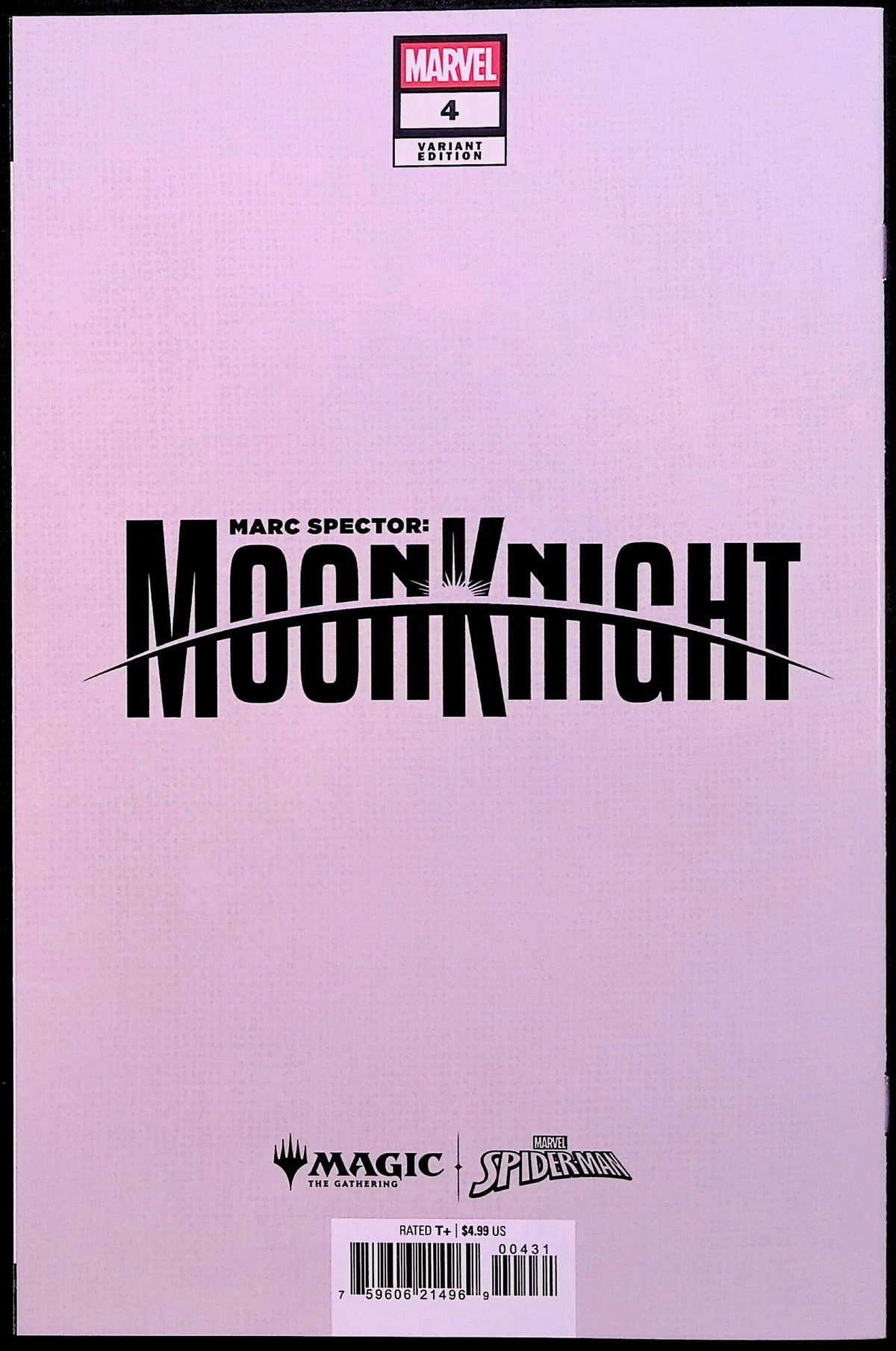 Marc Spector: Moon Knight #4 Spider-Punk Magic The Gathering Variant 2026 NM