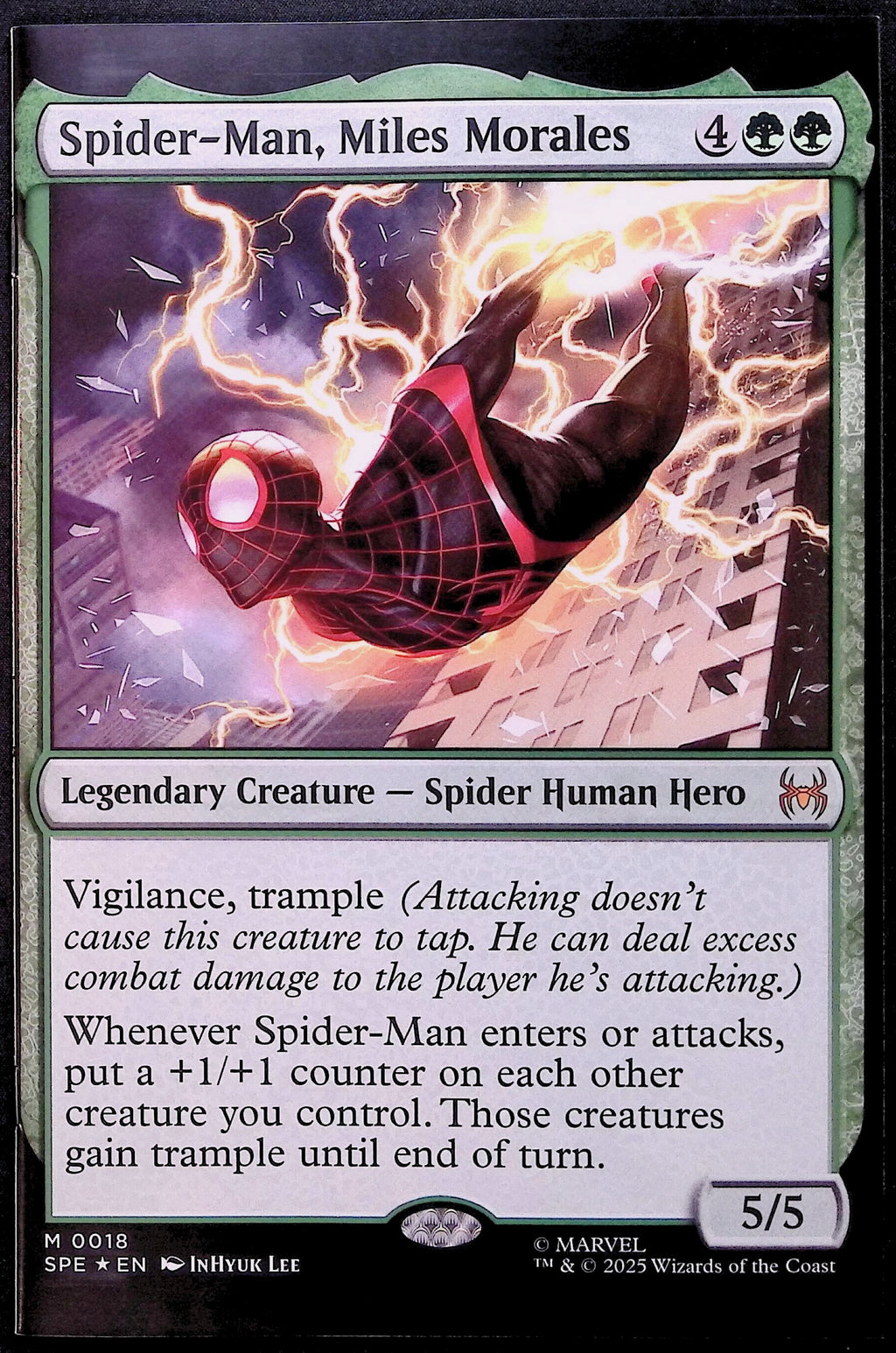 Reborn: Ultimate Impact # 1 Spider-Man Miles Morales Magic The Gathering Variant 2026 NM