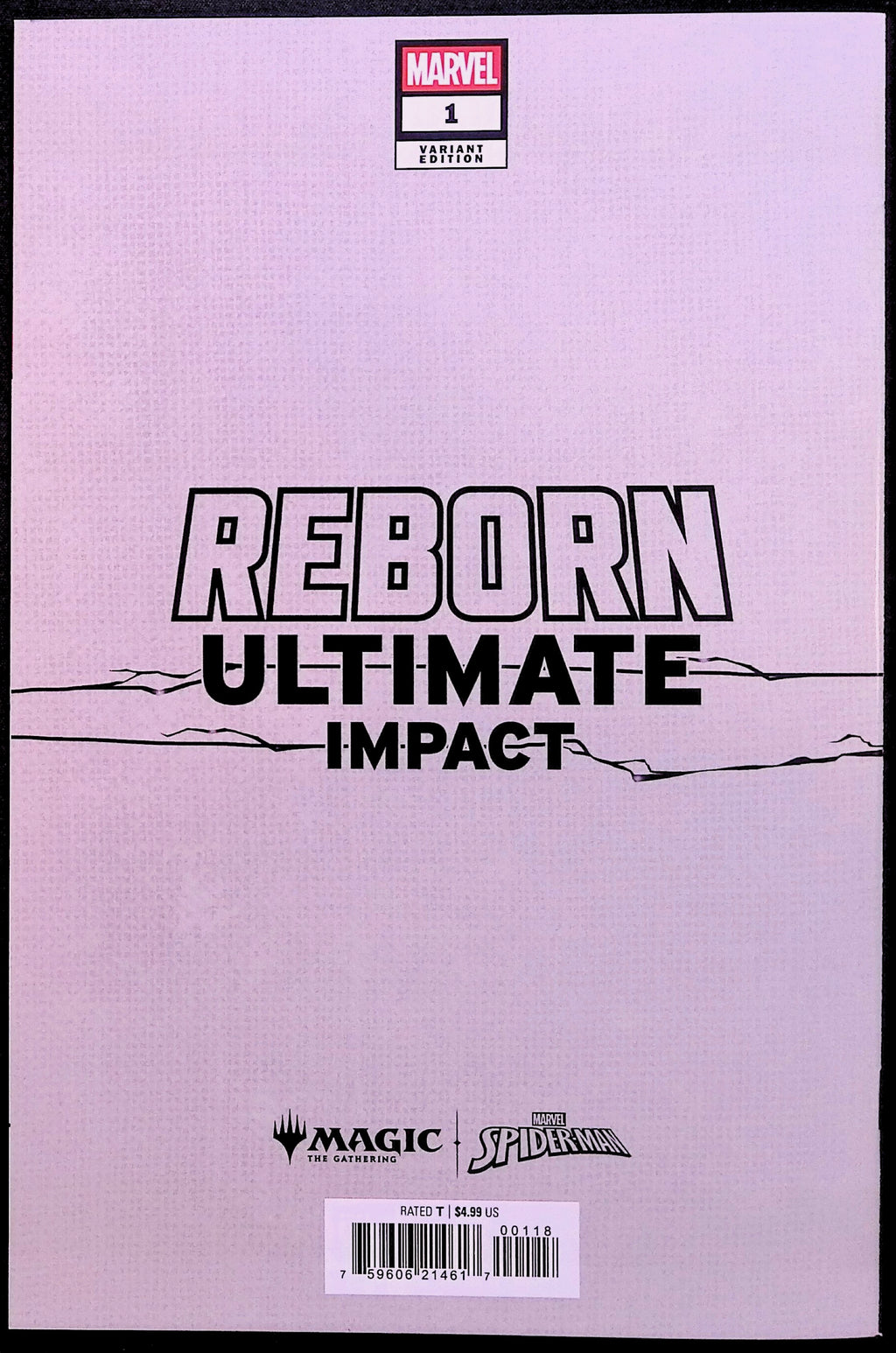 Reborn: Ultimate Impact # 1 Spider-Man Miles Morales Magic The Gathering Variant 2026 NM