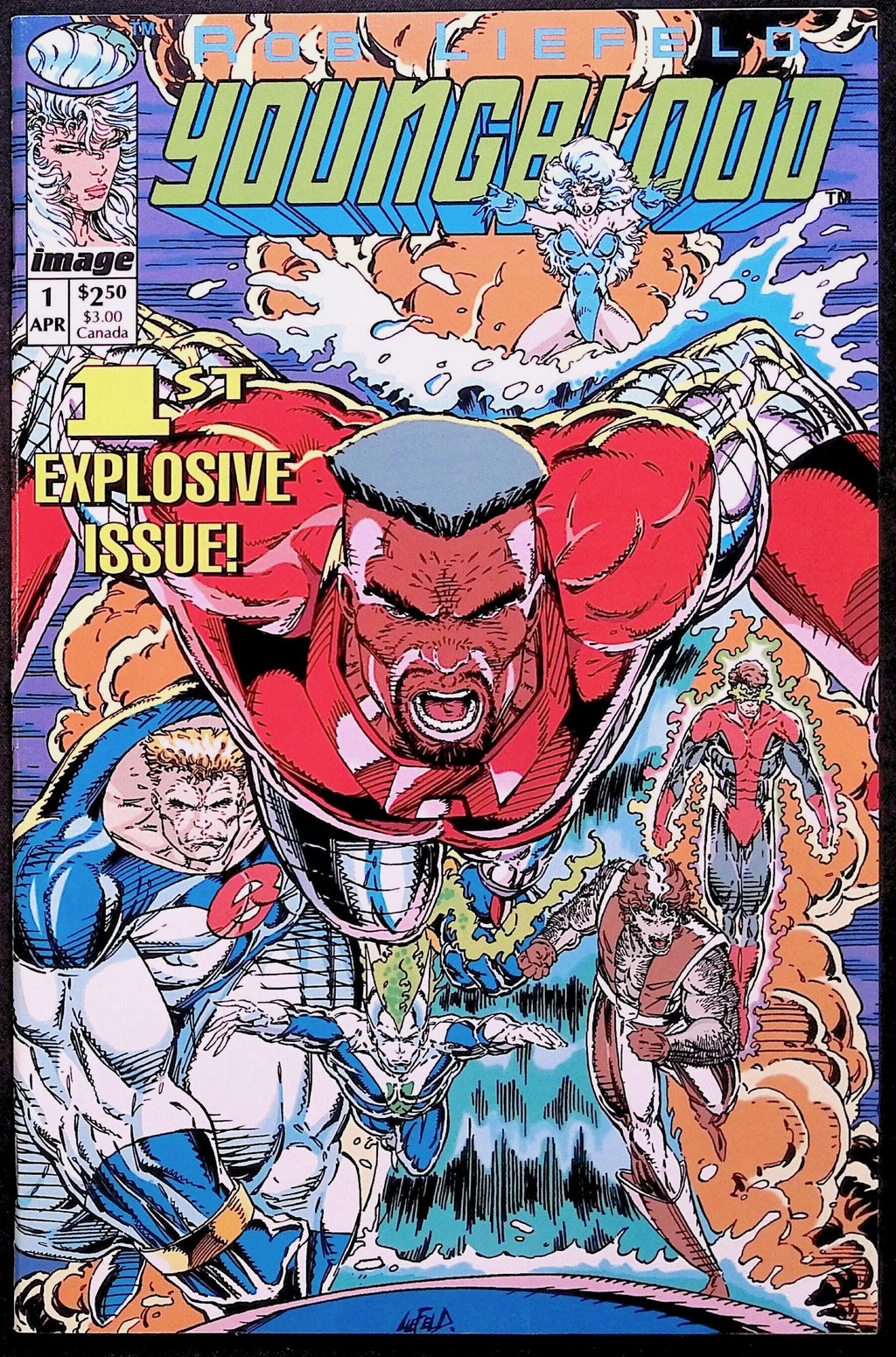 Youngblood # 1 First Image Comic Rob Liefeld First Printing 1992 NM-