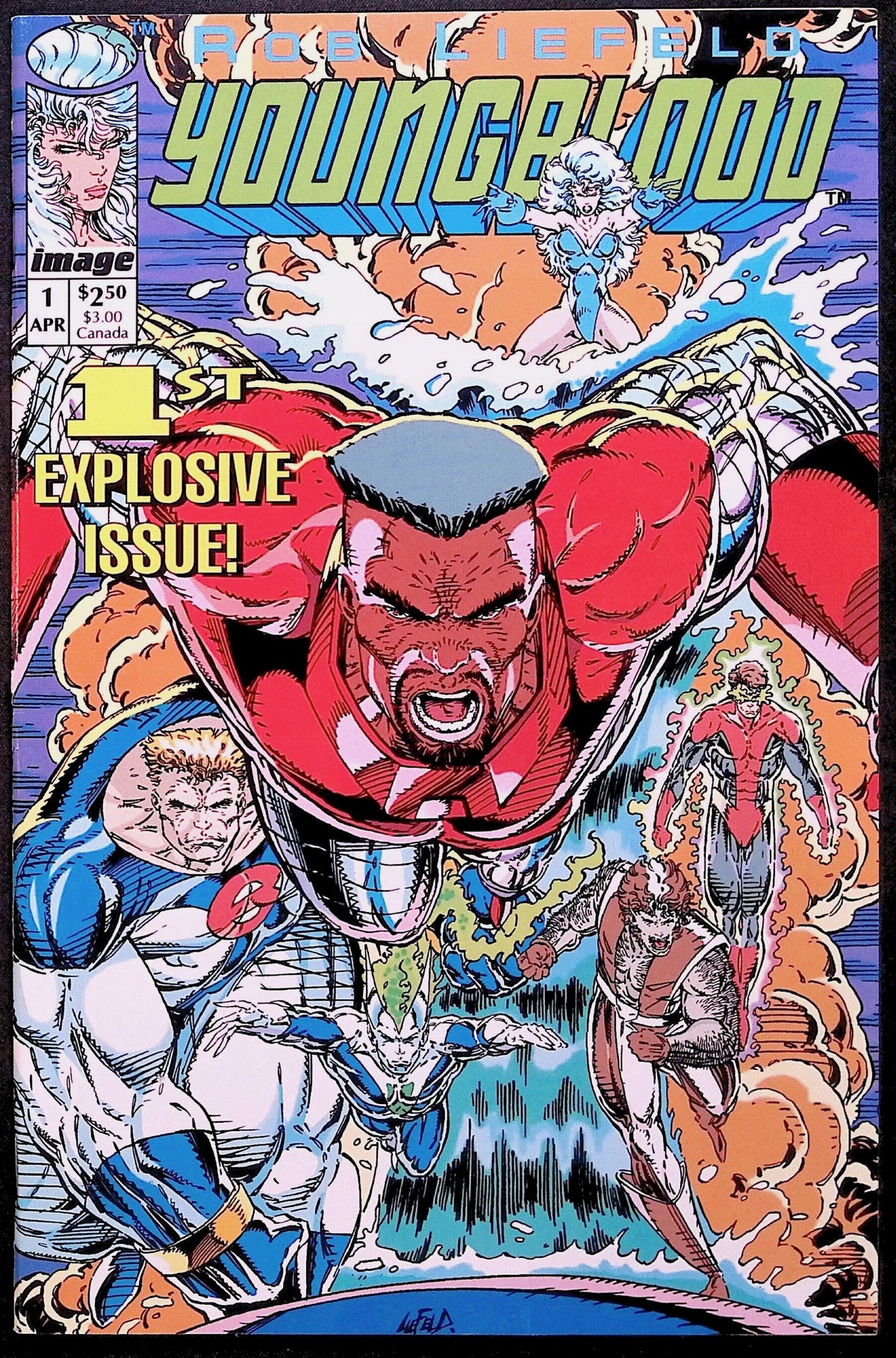 Youngblood # 1 First Image Comic Rob Liefeld First Printing 1992 NM-