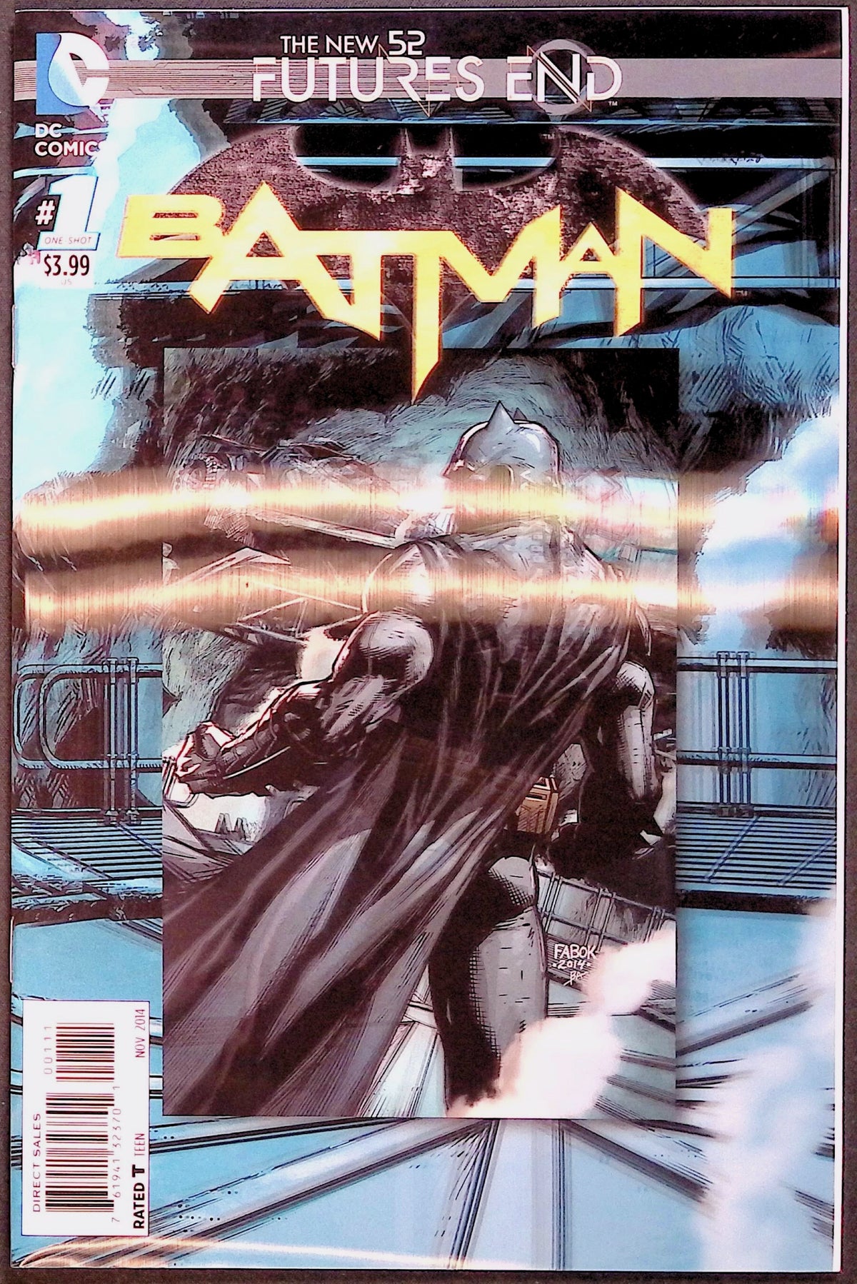 Batman: Futures End # 1 3D Lenticular Motion Variant 2014 NM