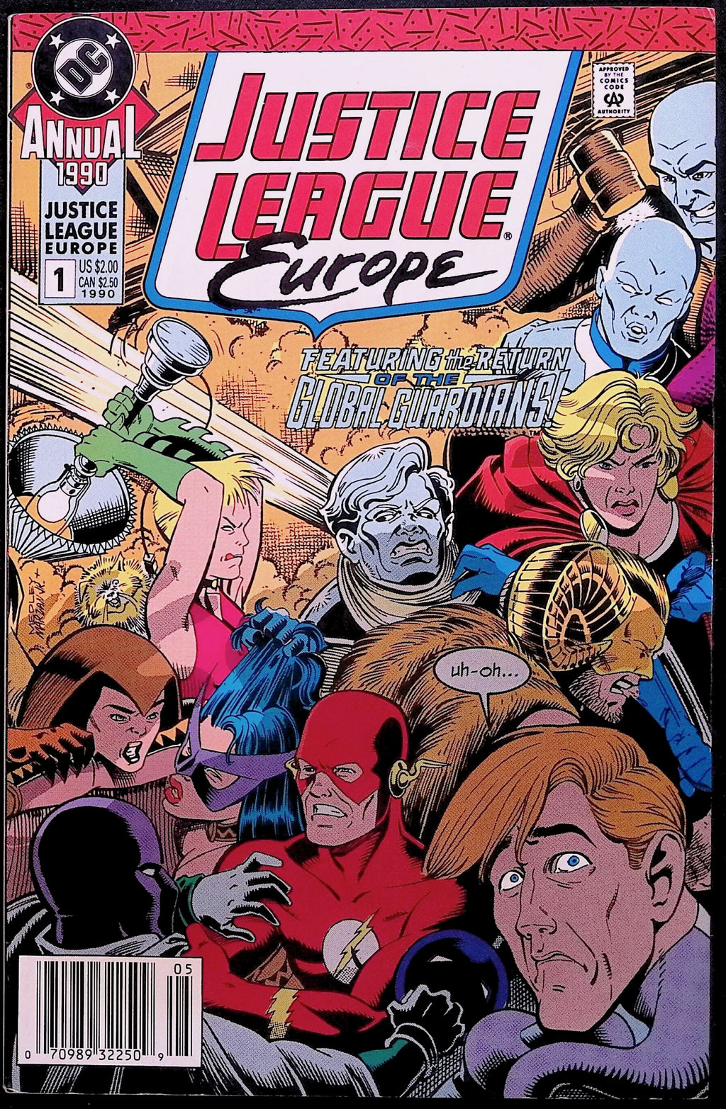 Justice League Europe Annual #1 1989 NM-
