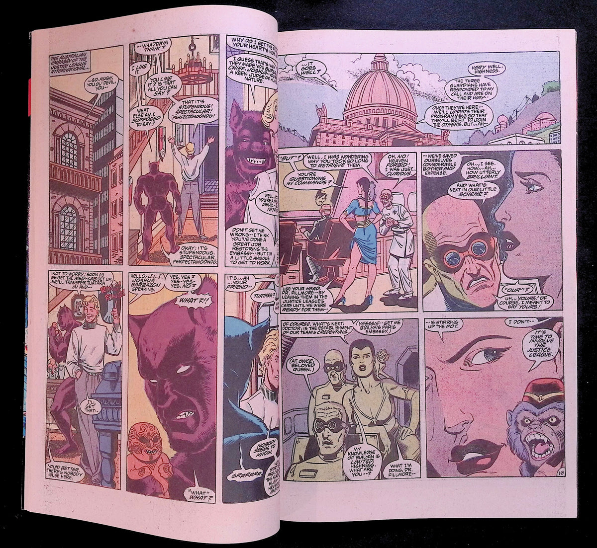 Justice League Europe Annual #1 1989 NM-