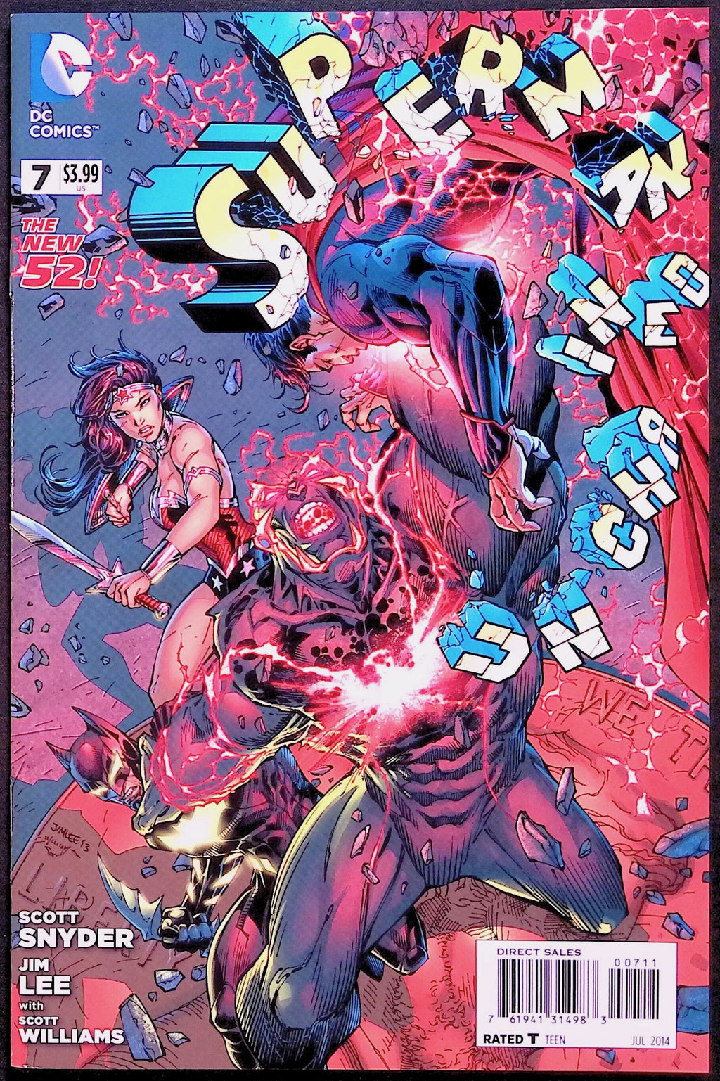 Superman Unchained #7 Scott Snyder Jim Lee 2014 NM