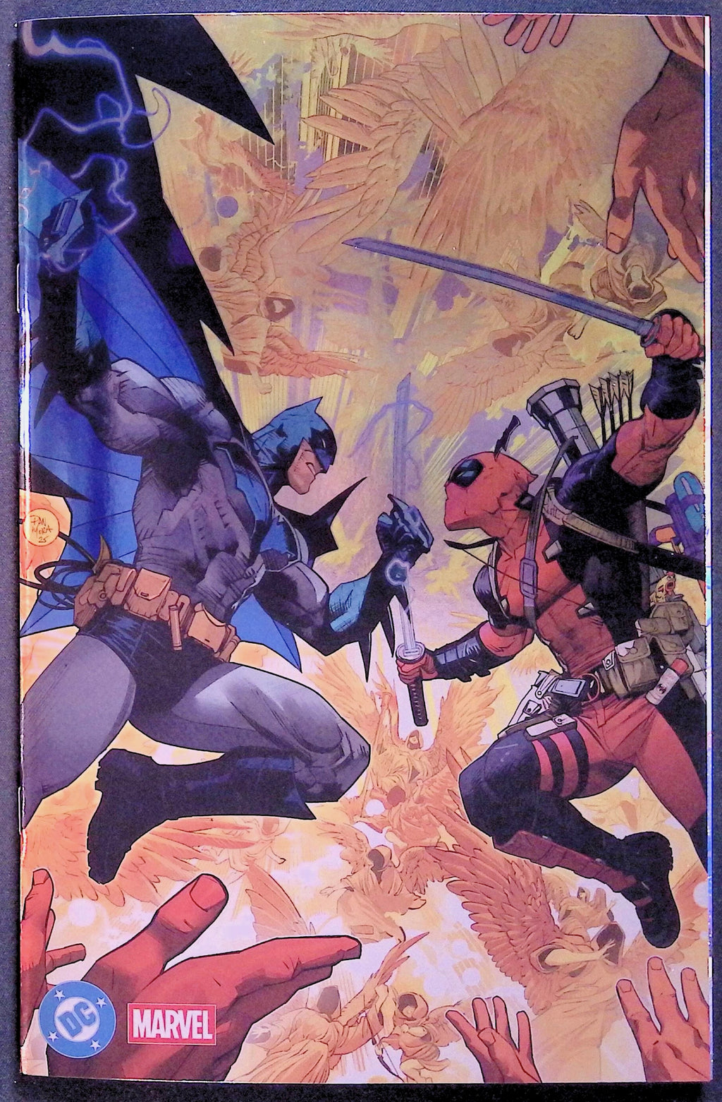 Batman/Deadpool # 1 Dan Mora Foil Variant First Printing 2025 NM
