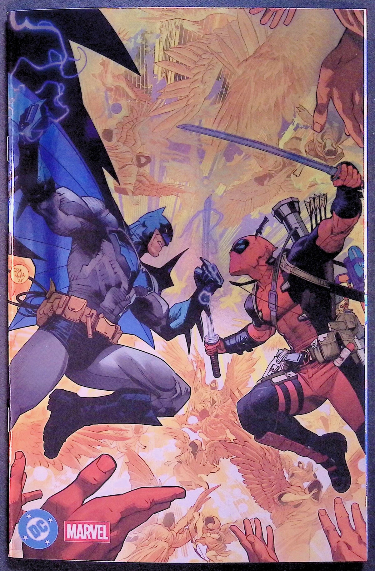 Batman/Deadpool # 1 Dan Mora Foil Variant First Printing 2025 NM