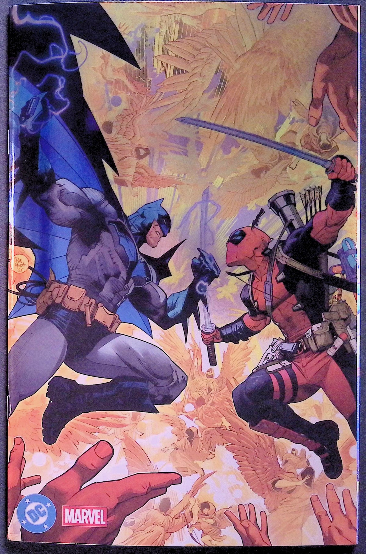 Batman/Deadpool # 1 Dan Mora Foil Variant First Printing 2025 NM