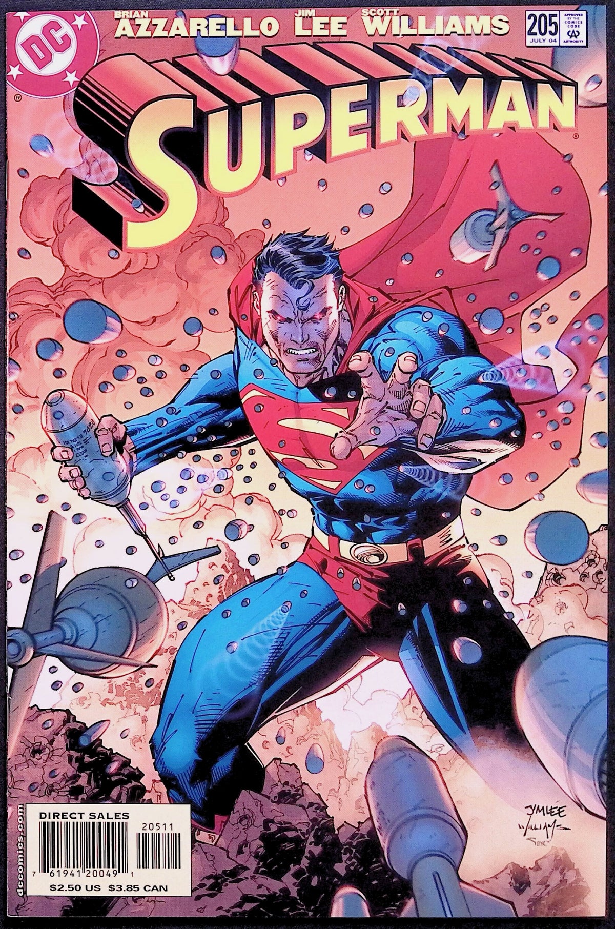 Superman # 205 Jim Lee 2004 NM-