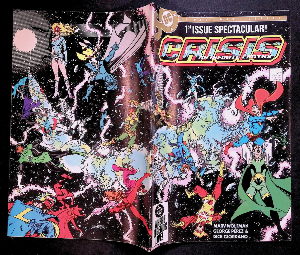 Crisis on Infinite Earths # 1 1985 NM-