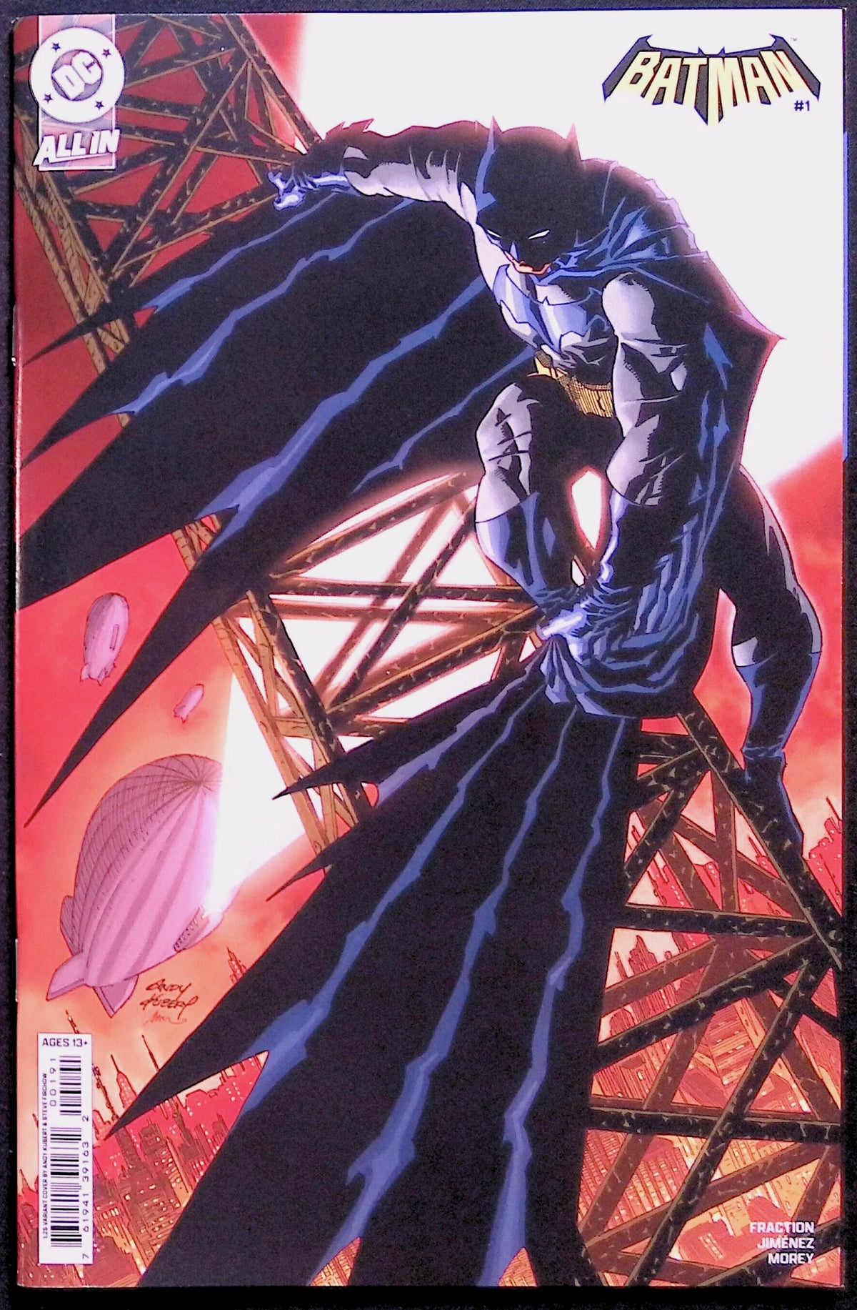 Batman #1 1:25 Incentive Kubert Variant First Printing 2025 NM